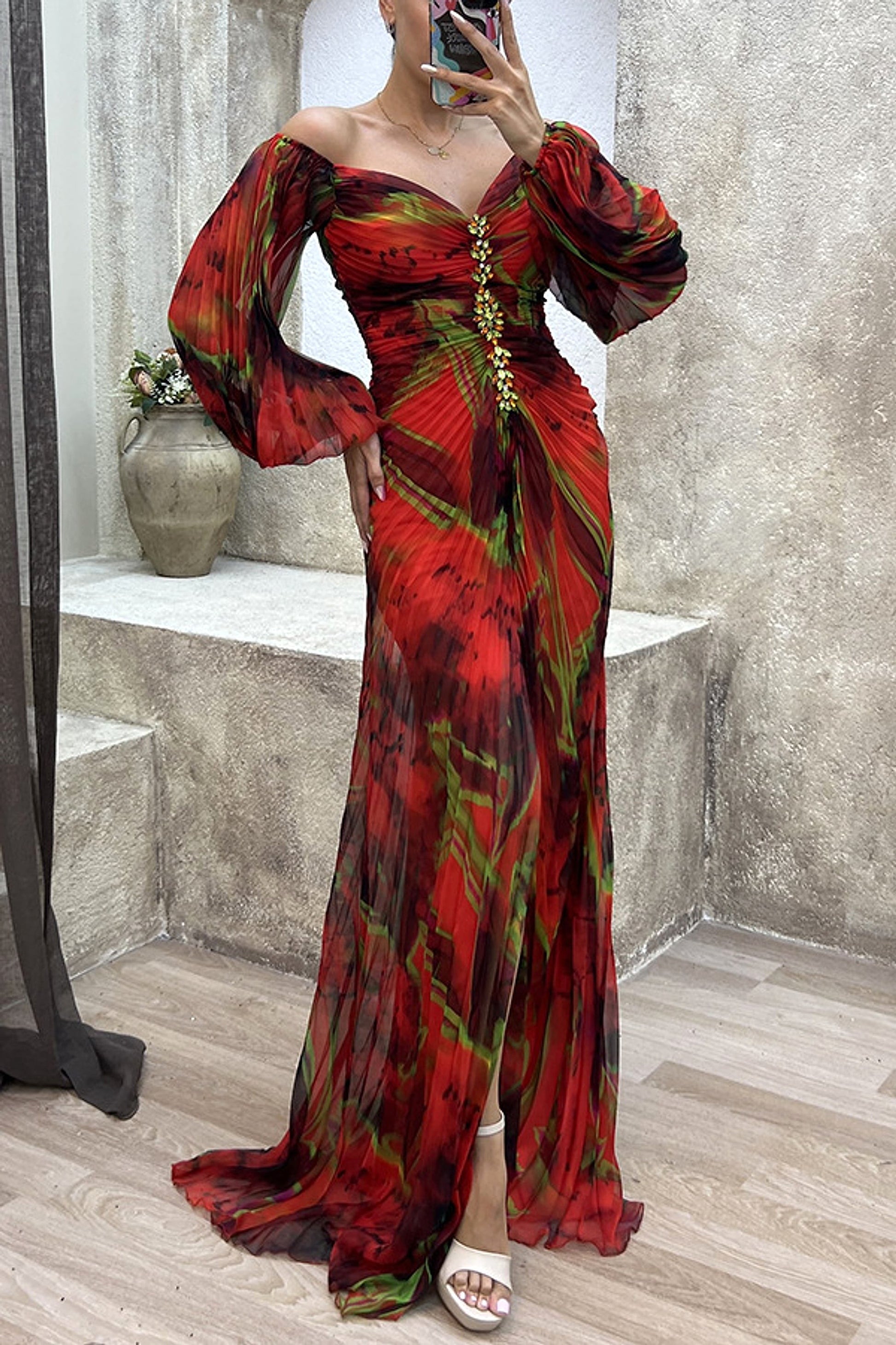 New Party Pleated Loose Casual Women's Clothing Dress - enhanced image 10
