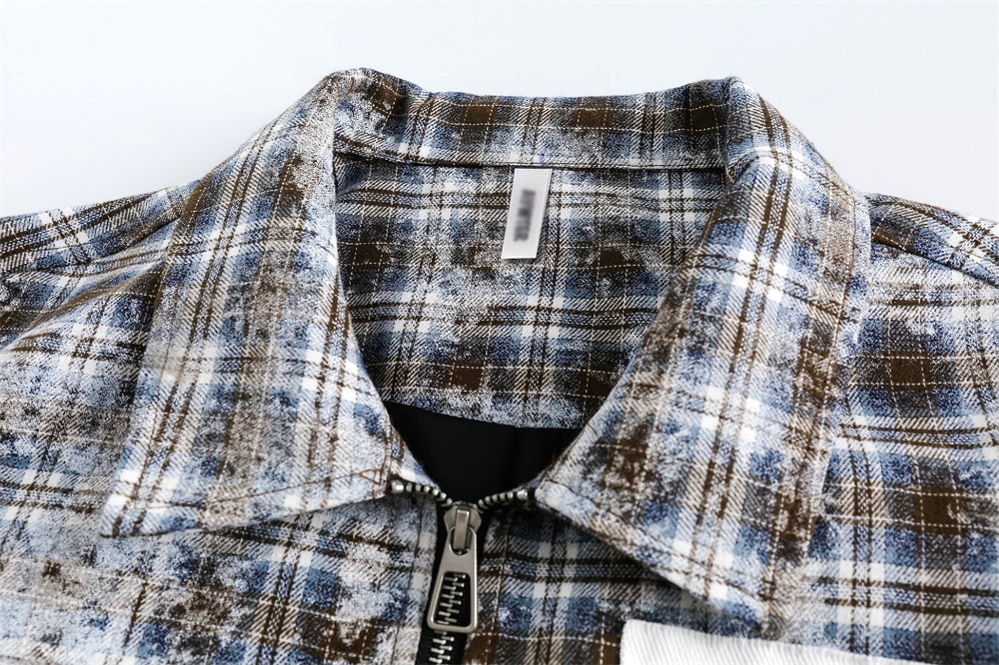 Plaid DressShirt For Women - enhanced image 10