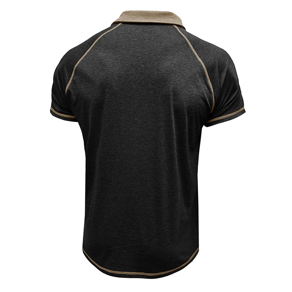 Short-sleeved Lapel T-shirt POLO Bottoming Shirt Men Clothing - enhanced image 10