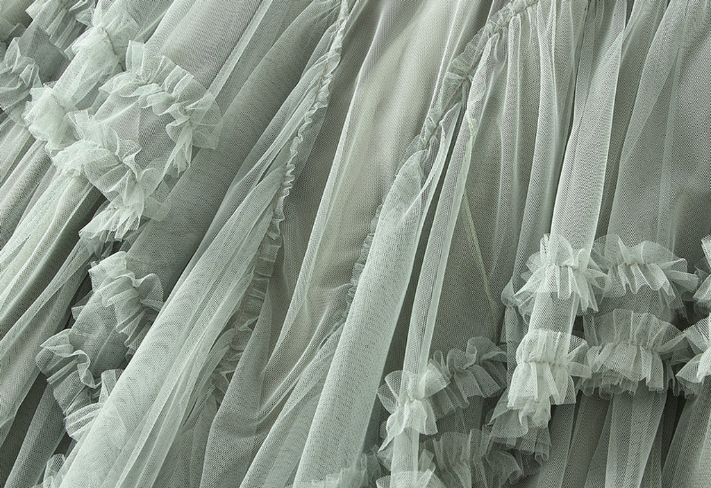 Slimming Multi-layer High-grade Gauze Skirt High-grade Skirt - enhanced image 10