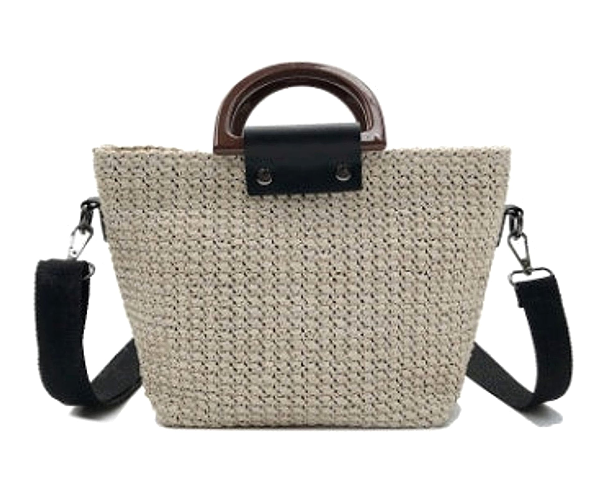 SolunaWeave™ – Simple Straw Utility Tote - enhanced image 10