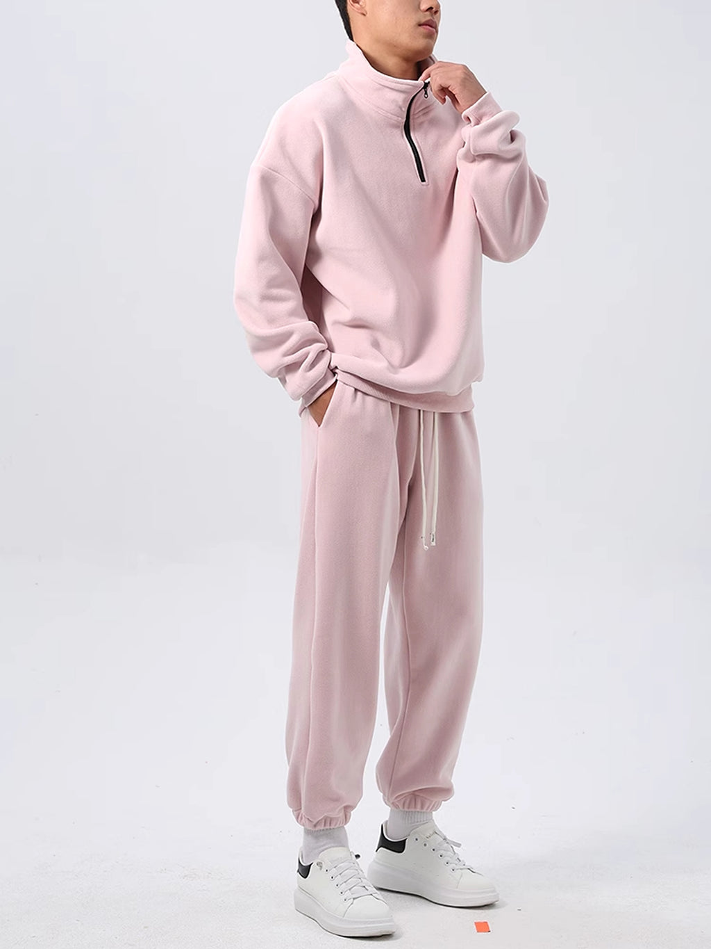 Men's Fleece Tracksuit – Wide Fit, Ultimate Comfort - enhanced image 10