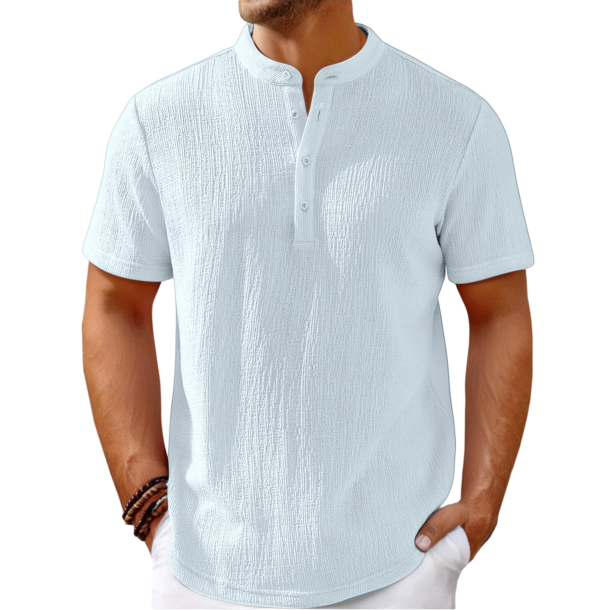 Striped Cotton-Linen Henley – Haute Edition 25 - enhanced image 10