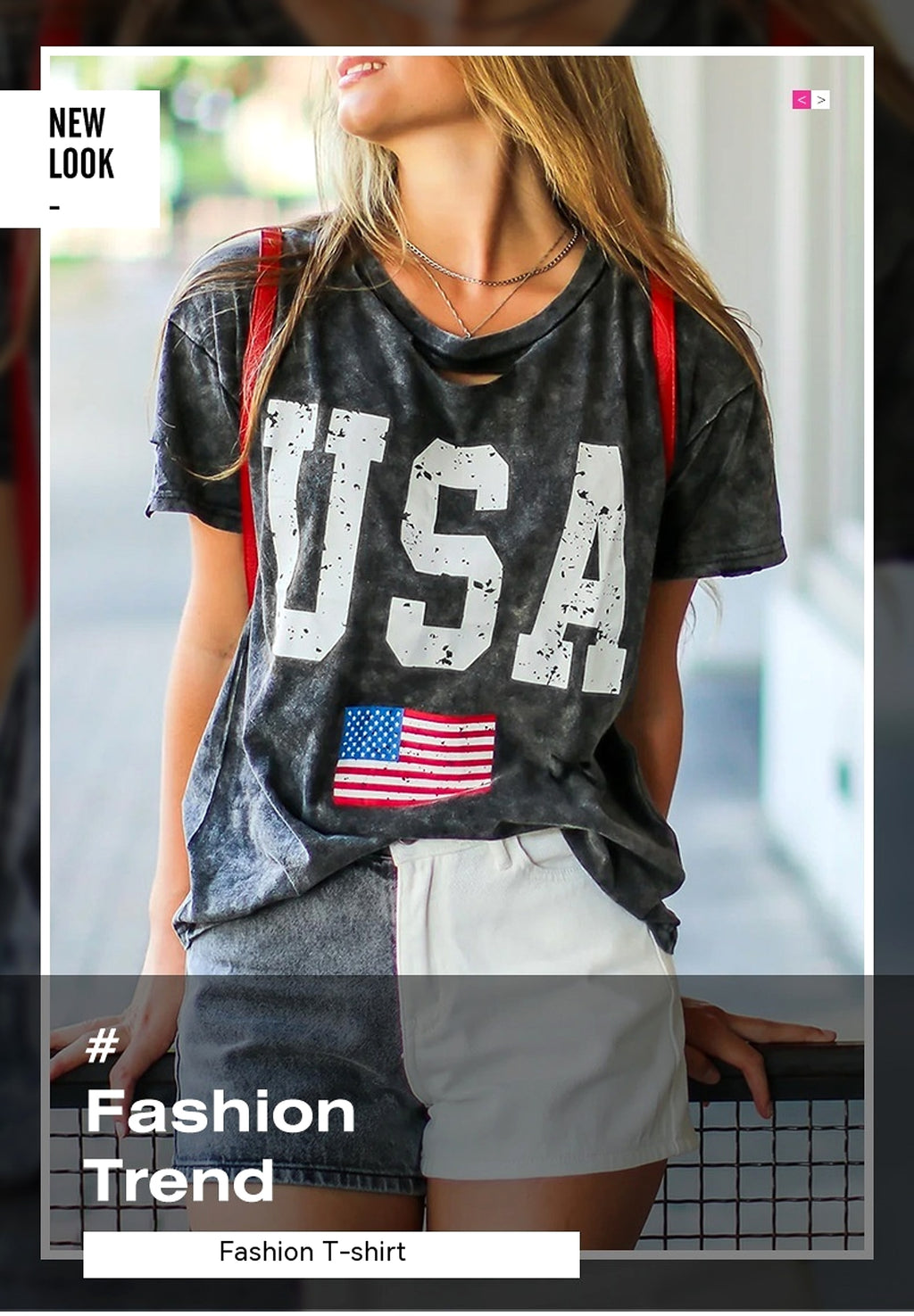 USA - T-shirt For Women - enhanced image 10
