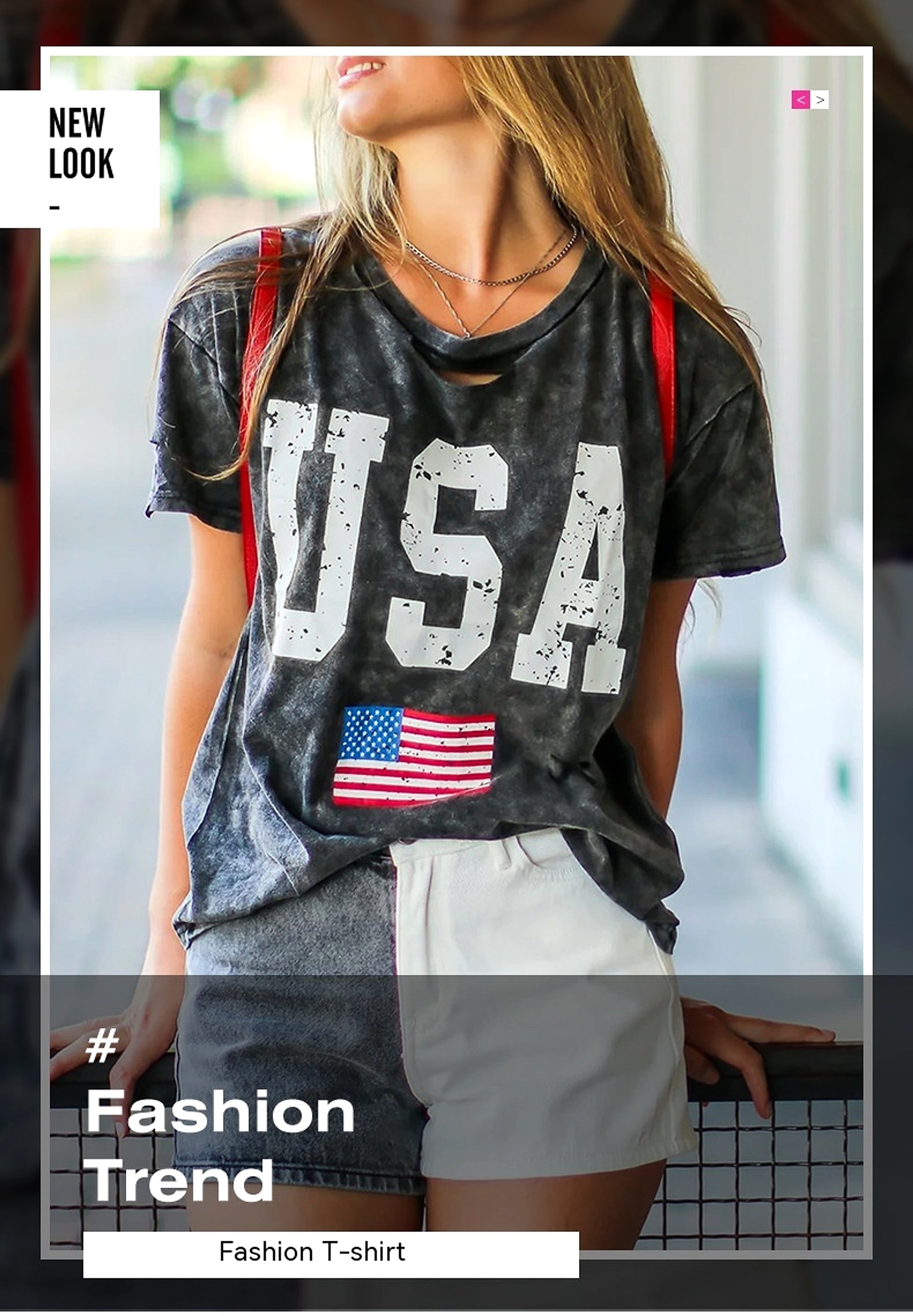 USA - T-shirt For Women - enhanced image 10