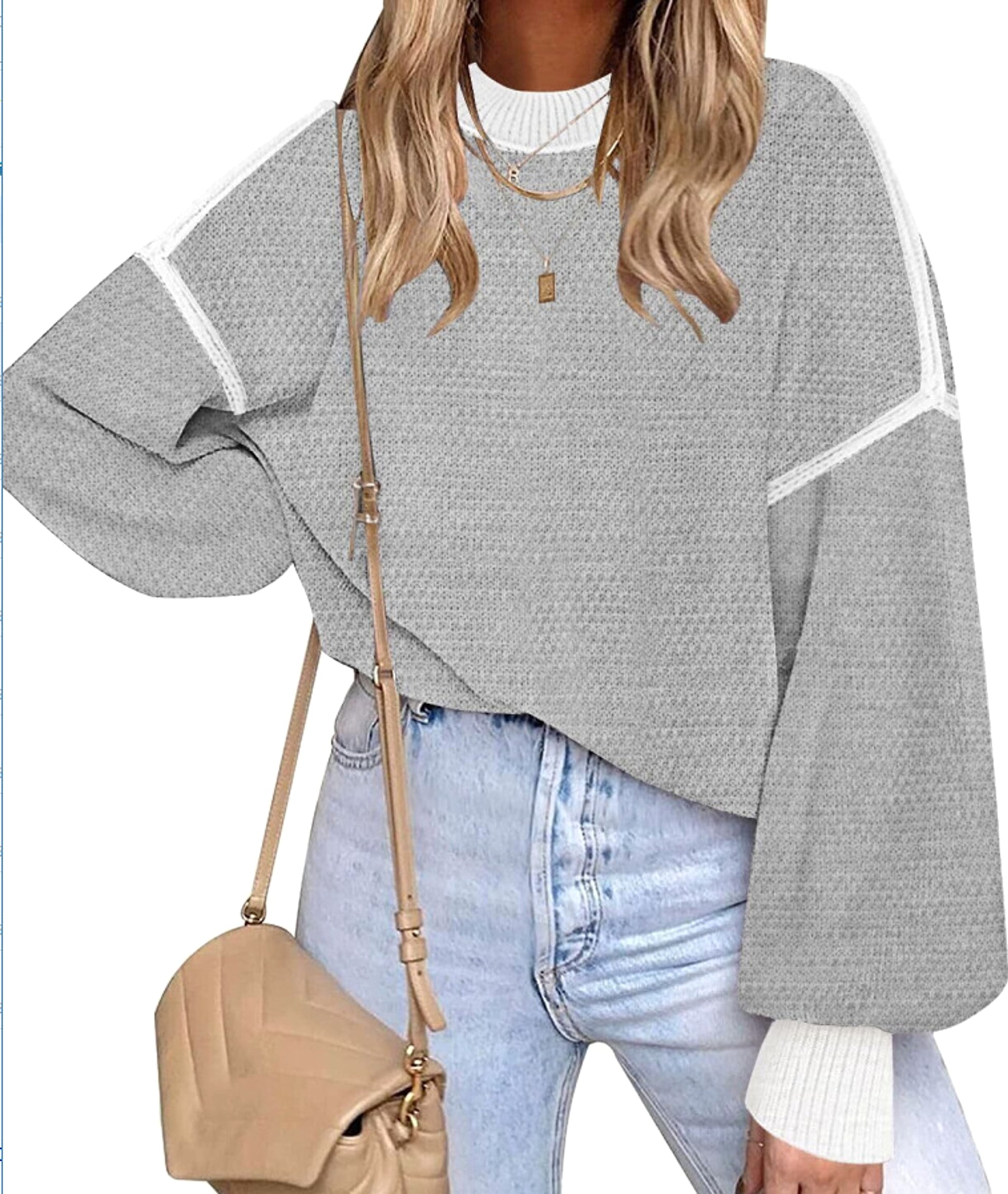 A.1 Women Loose Casual Sweater - enhanced image 10