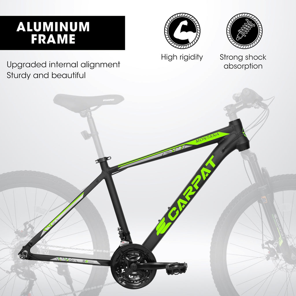 TrailLite™ – 26" ALUMINIUM Mountain Bike (21-Speed, Dual Disc, Orange) - enhanced image 11