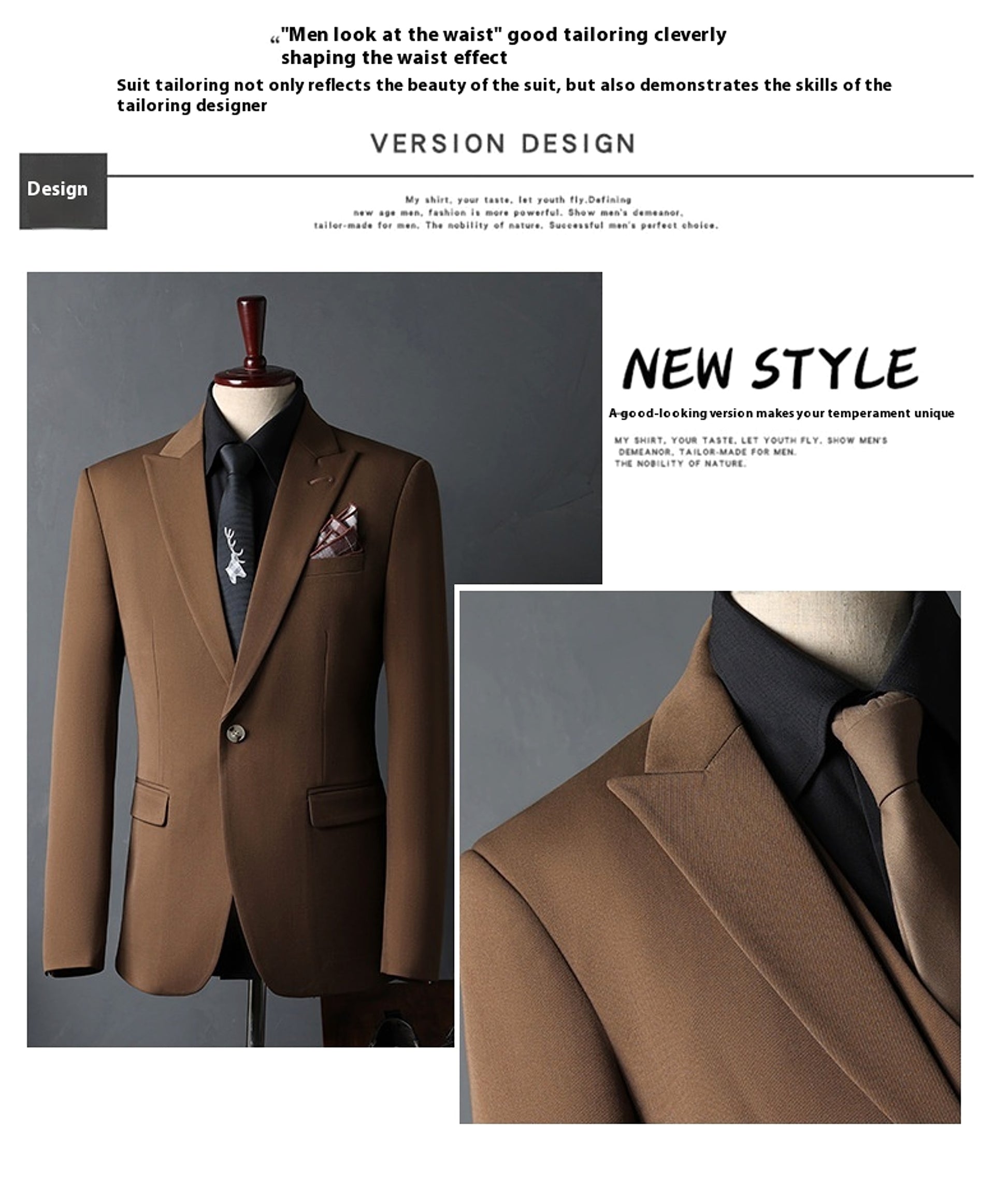 Élyséon™ – Groom’s Classic Wedding Suit Jacket Set - enhanced image 11