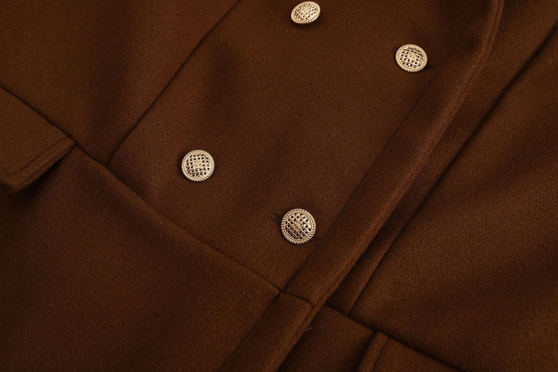 Casual Woolen Men's Trench Coat Men - enhanced image 11