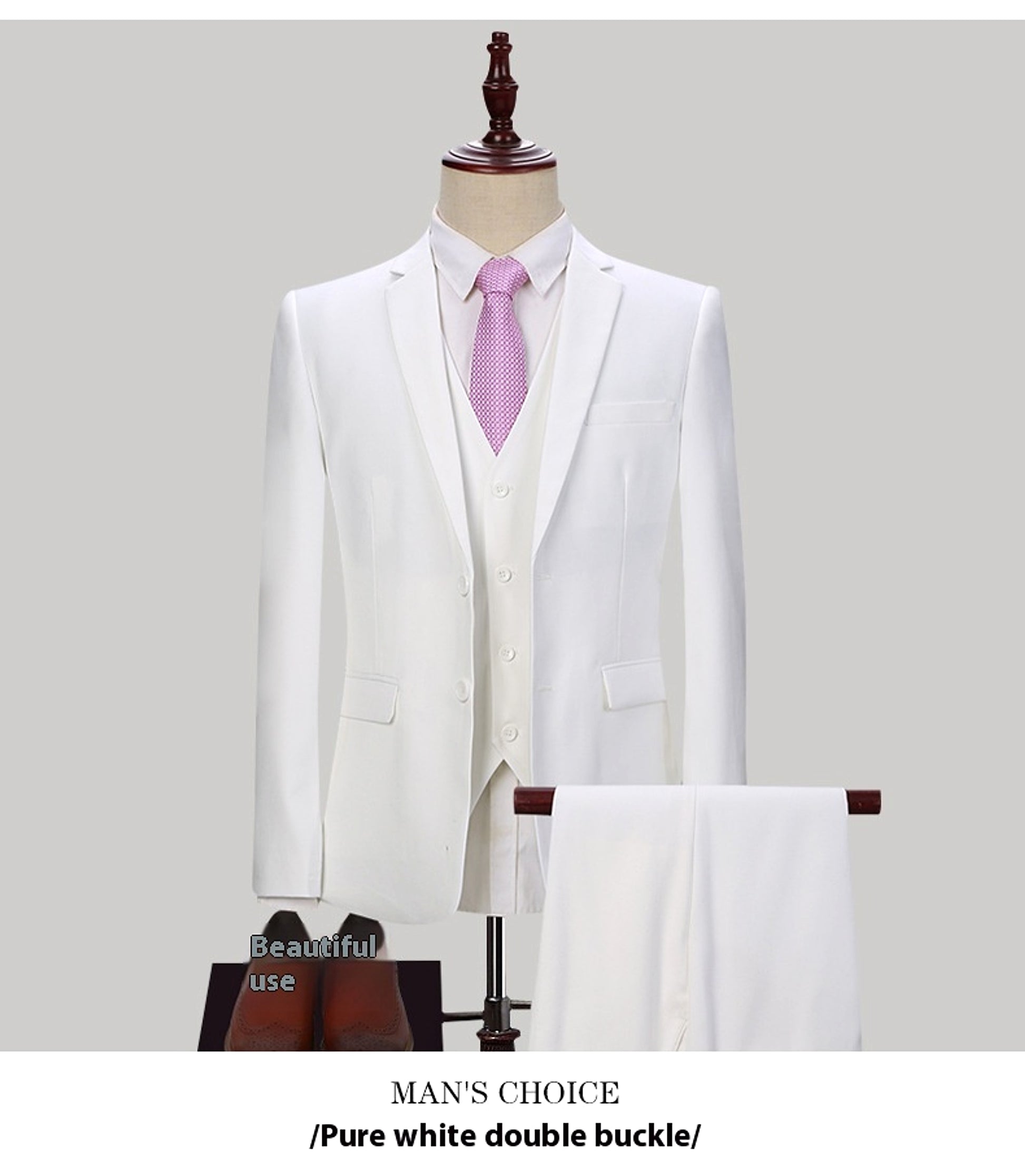 Veridien™ – Korean Slim Fit 3-Piece Suit - enhanced image 11