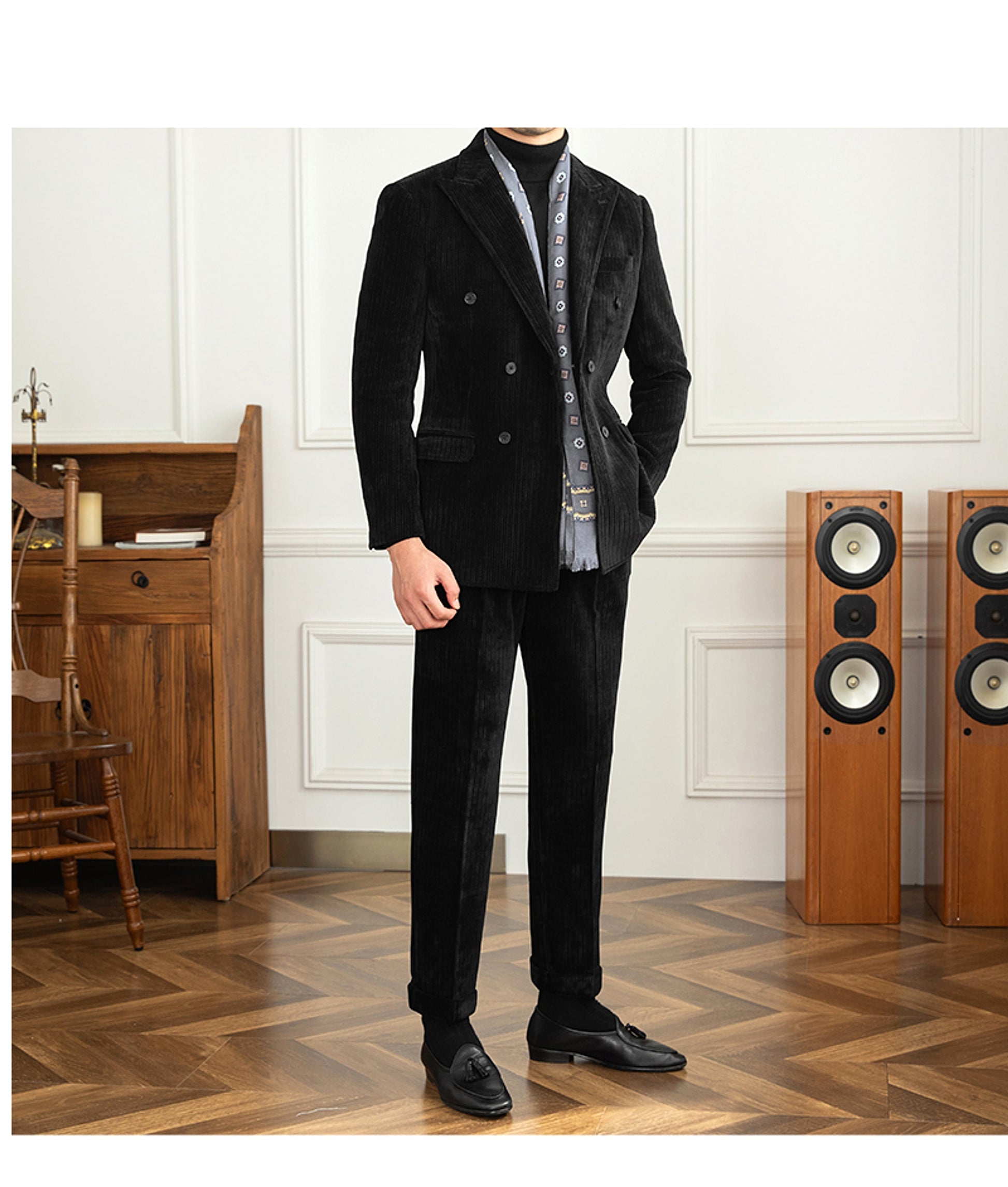 Caverton™ – Double-Breasted Luxury Suit (Autumn Edition) - enhanced image 11