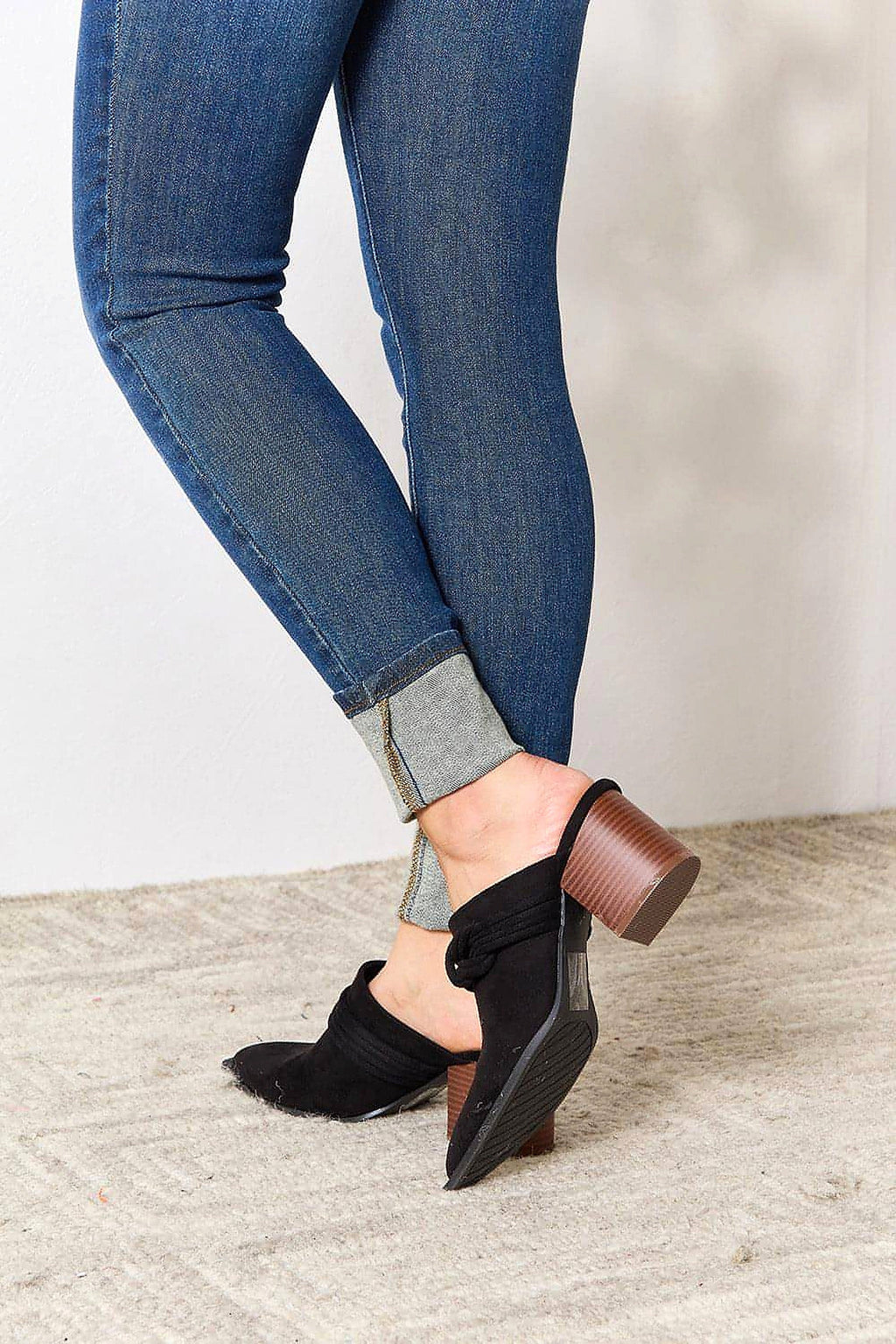 East Lion Corp Pointed-Toe Braided Trim Mules - enhanced image 11