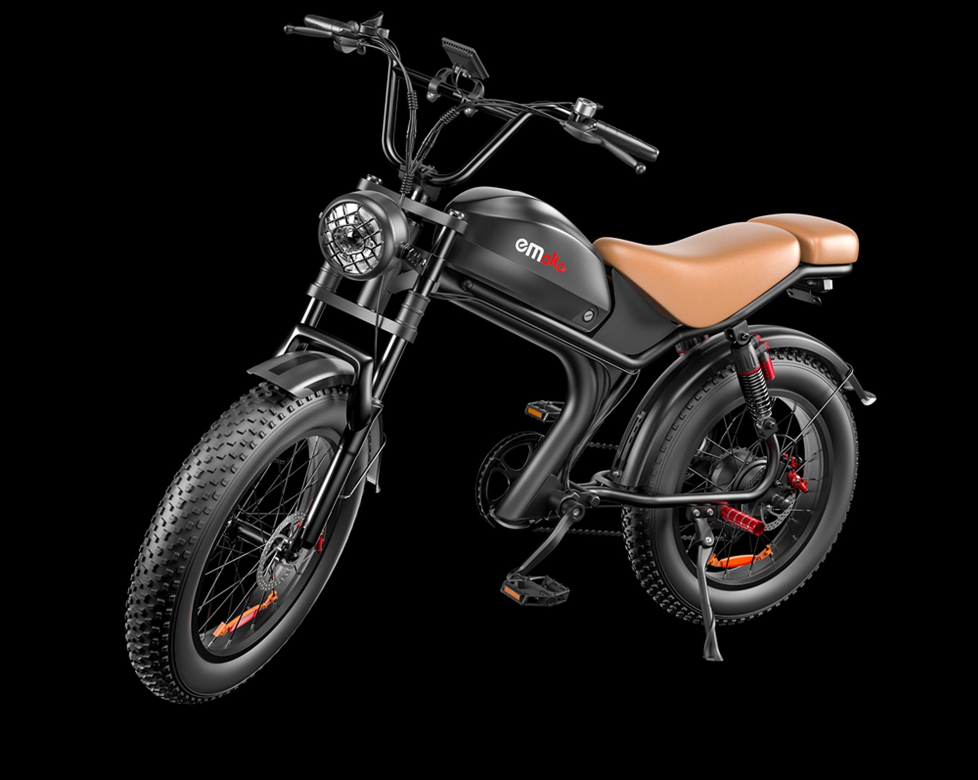 eMoto C93™ – 20" Retro-Style Electric Bike 1000W | 48V 20Ah Battery (US Warehouse) - enhanced image 11