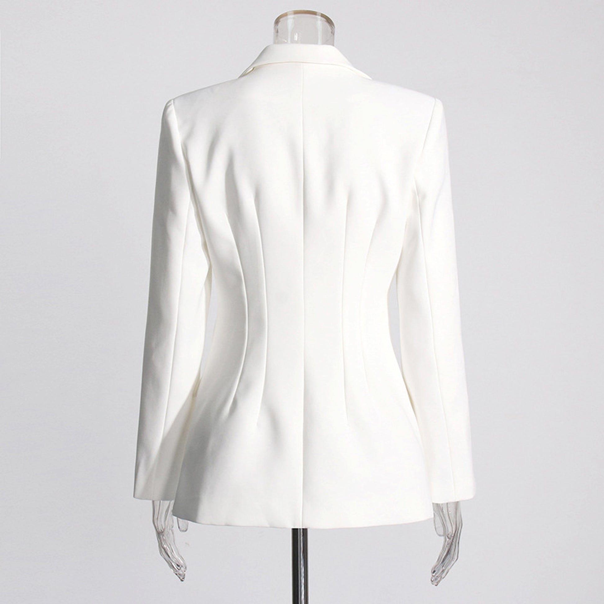 Fashion Slim Fit Patchwork Suit Jacket For Women - enhanced image 11