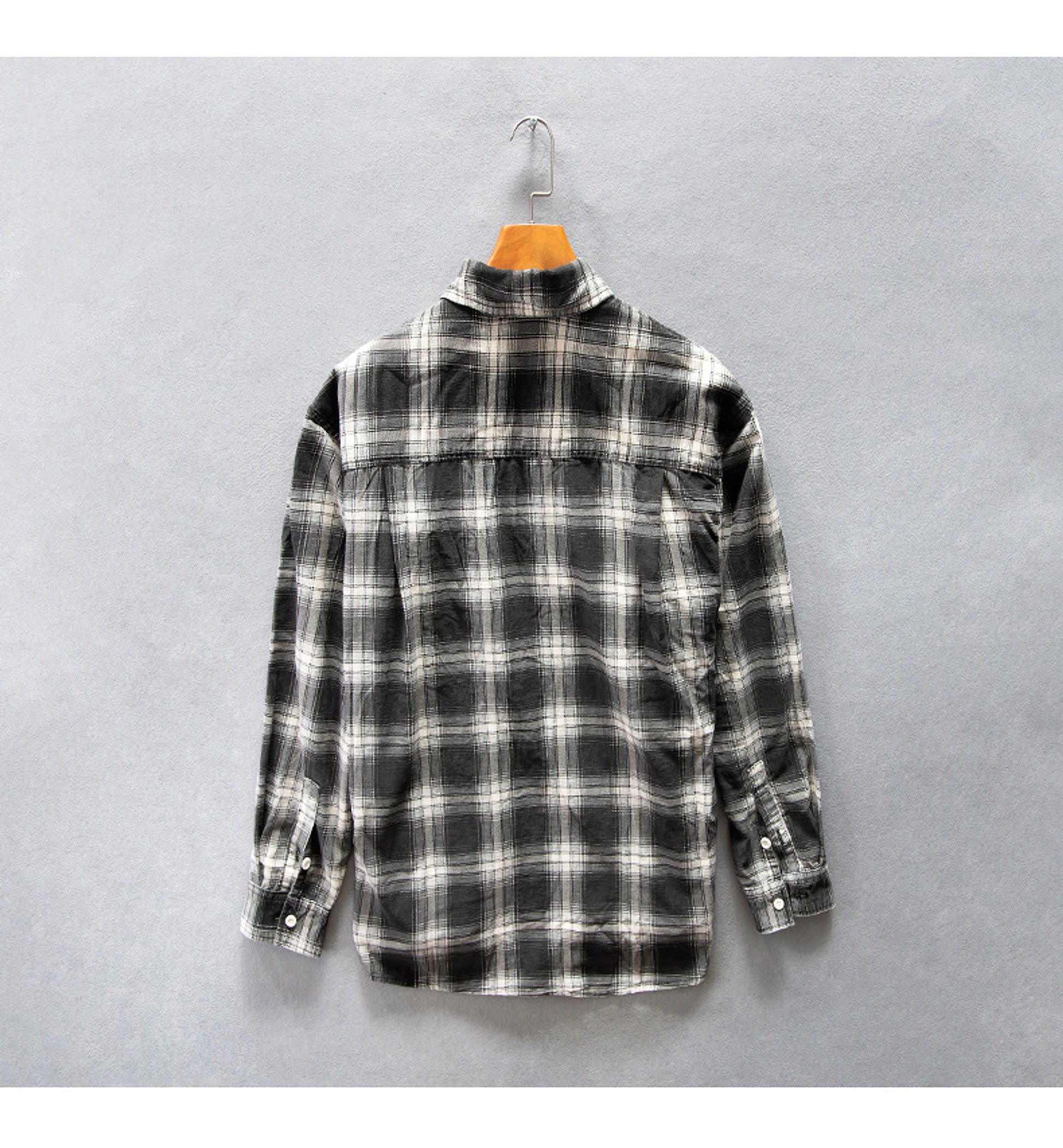 PlaidCraft™ – Pure Cotton Check Shirt for Men - enhanced image 11