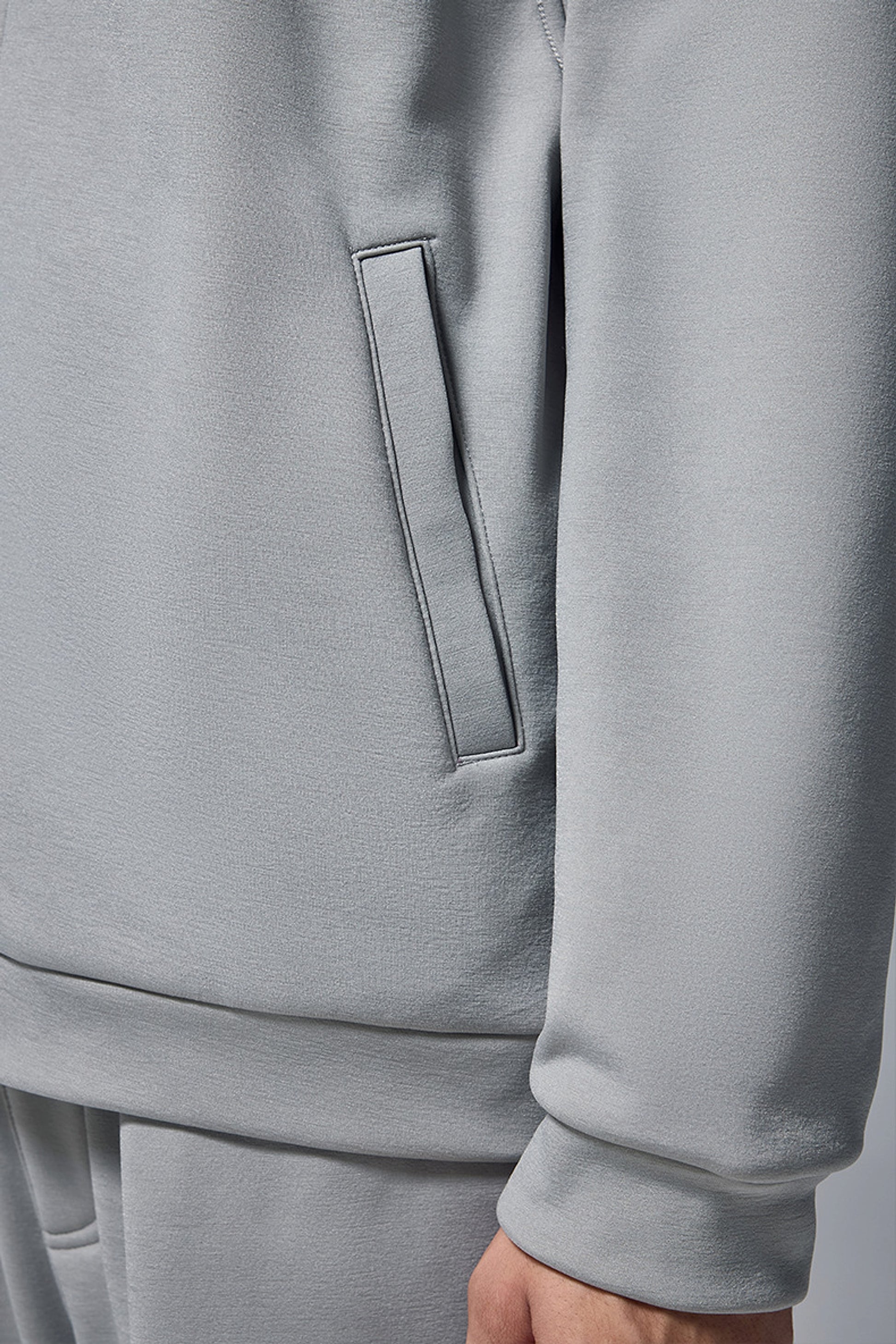 Hydrogen Four-sided Elastic Hooded Jacket Zipper Windproof Fleece Sweater - enhanced image 11
