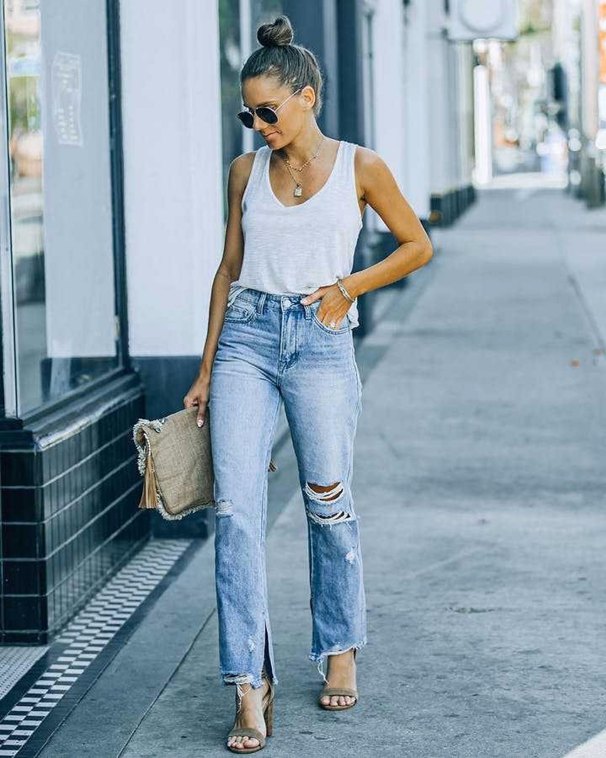SkyFade™ - Fashion Street Washed Jeans - enhanced image 11