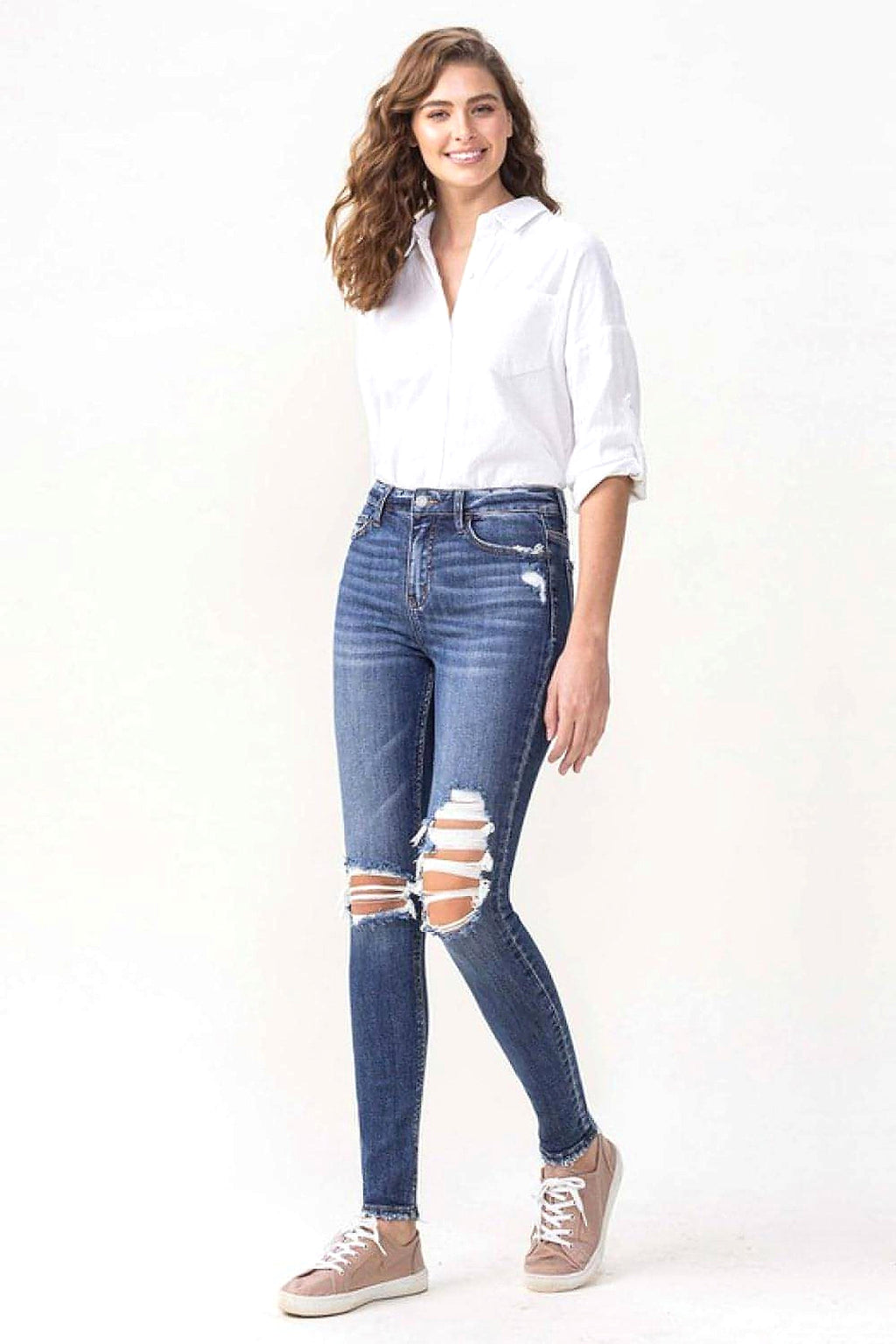 Lovervet Hayden Full Size High Rise Skinny - enhanced image 11