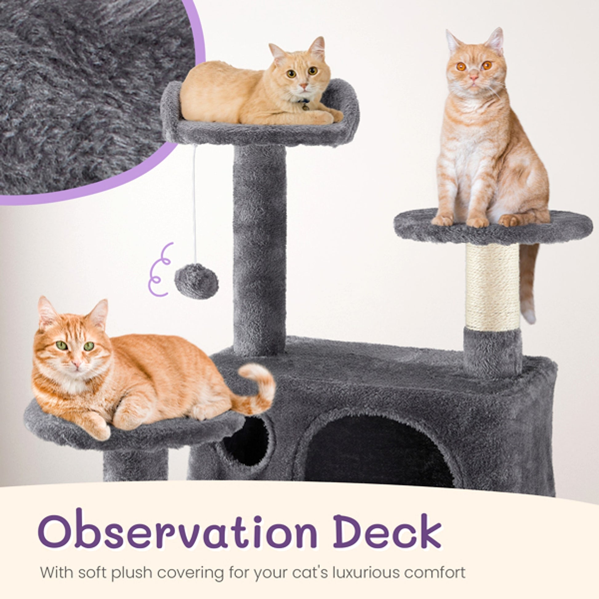 LuneluX – Vertical Retreat 53″ Cat Lounge - enhanced image 11