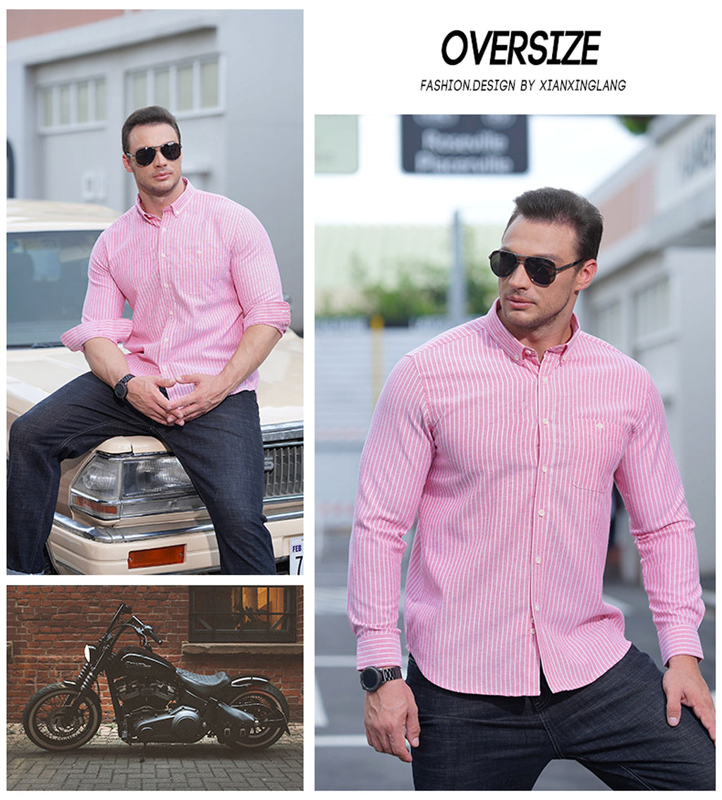 Men Business Trends Cotton Long Sleeve DressShirt - enhanced image 11