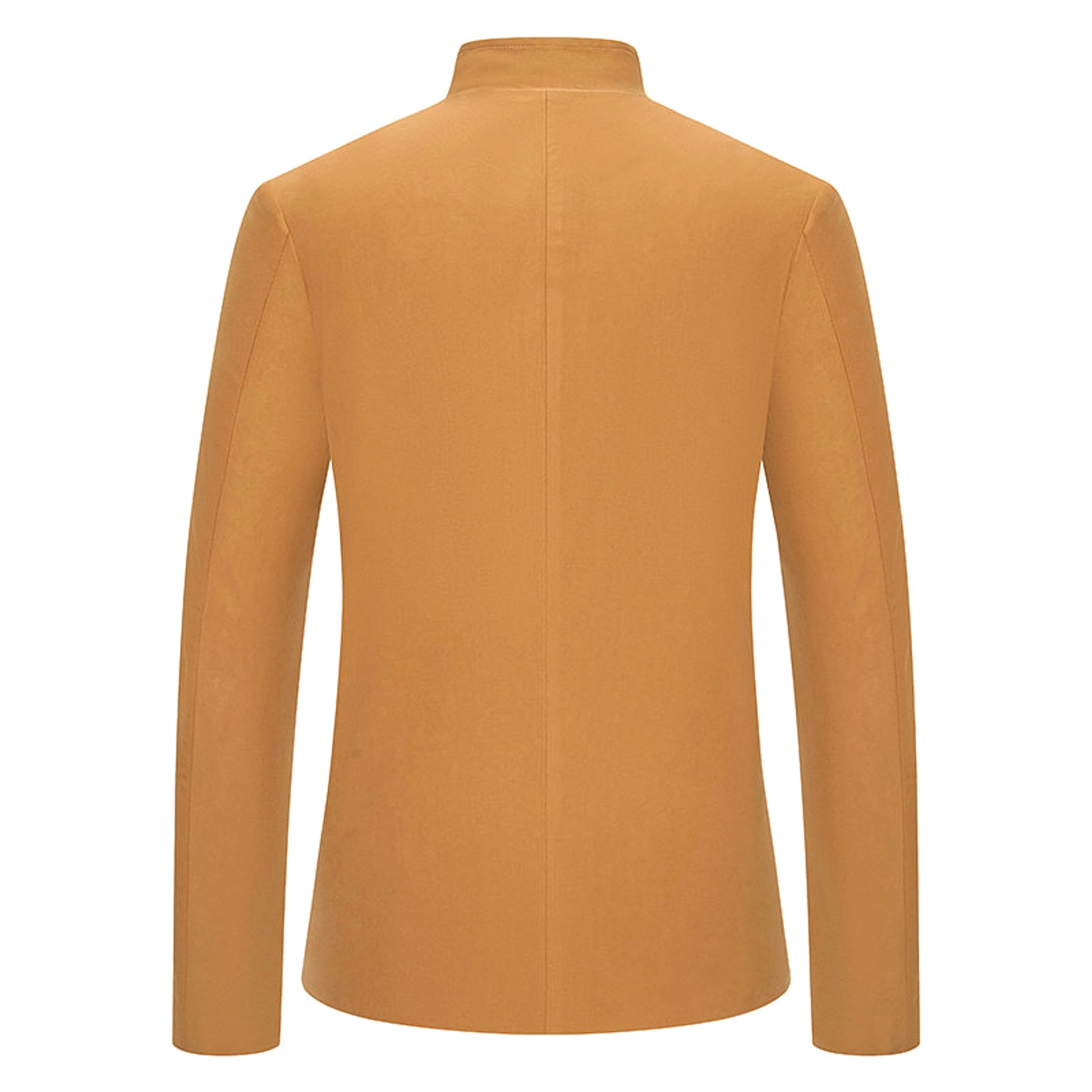 UrbanEdge™ – Color Stitching Mandarin Collar Blazer - enhanced image 11