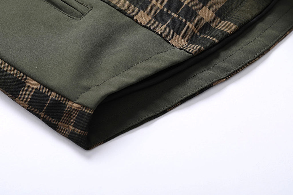 A.1 Men's Fashion Casual Plaid Shirt Jacket - enhanced image 11