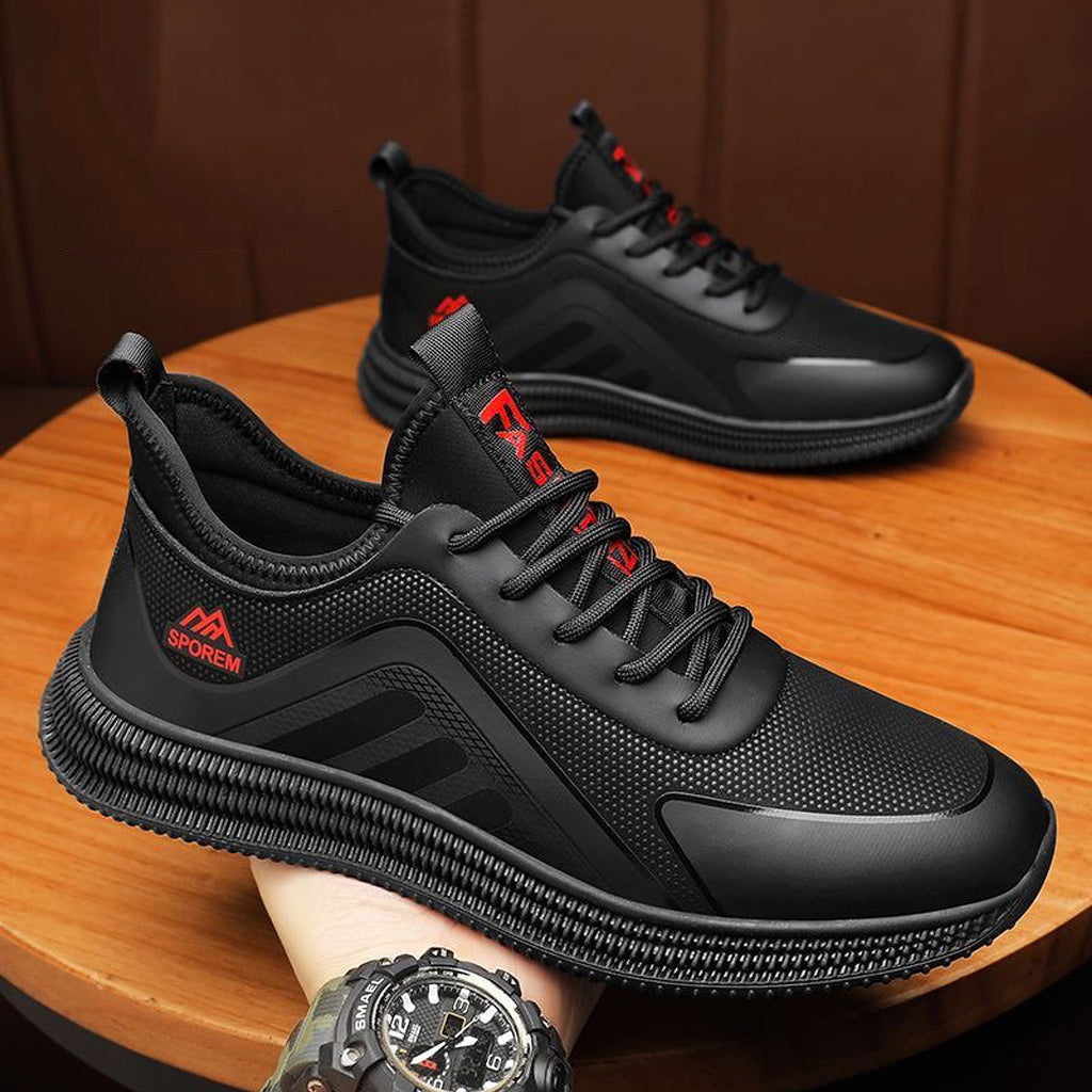 Men's Fly Woven Mesh Shoes Soft Sole Sneakers - enhanced image 11
