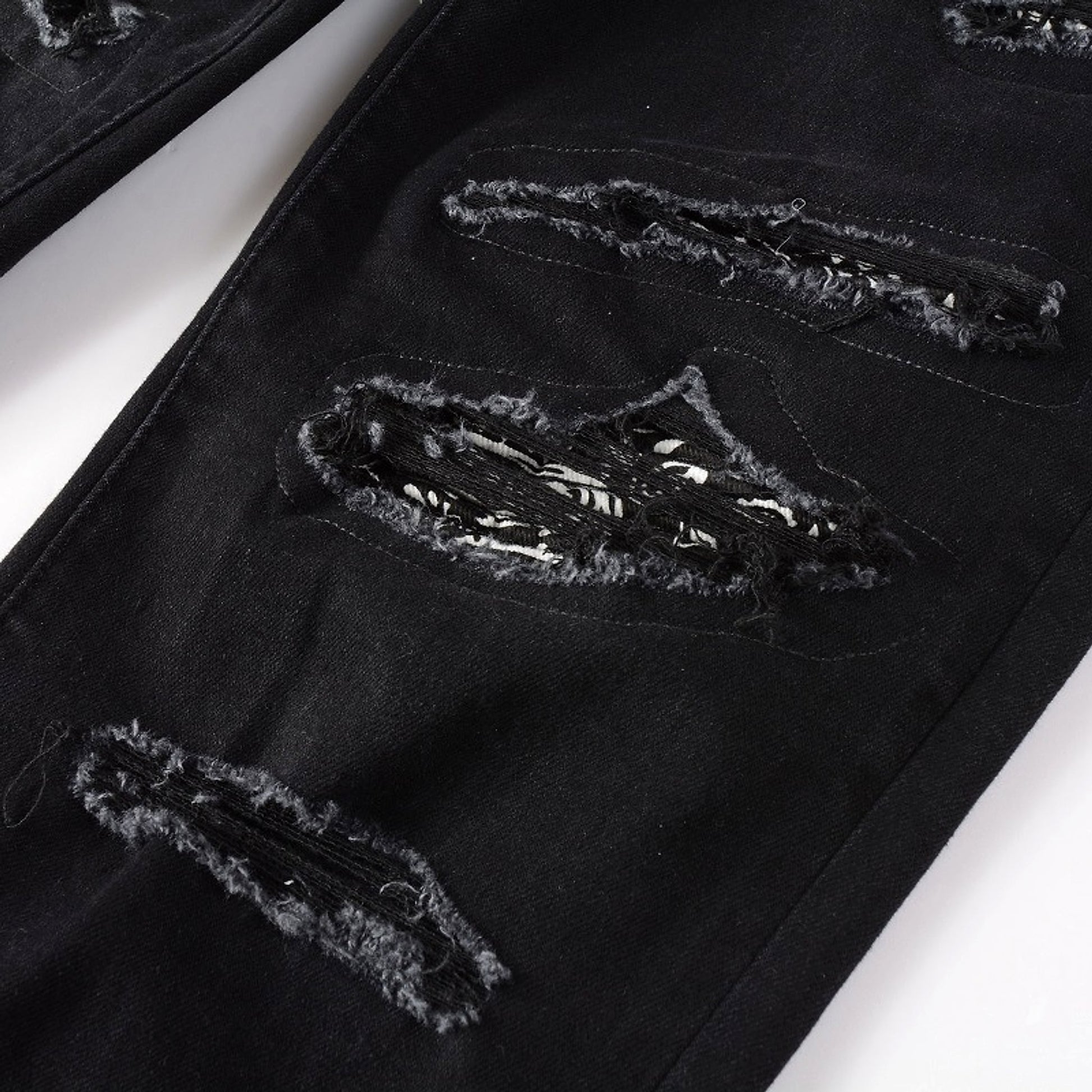 Men's Paisley Patch Street Jeans - enhanced image 11