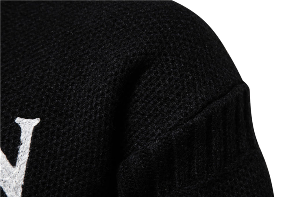 N - Profit - Trendy Leisure Warm Knitted Bottoming Youth Sweater Men - enhanced image 11