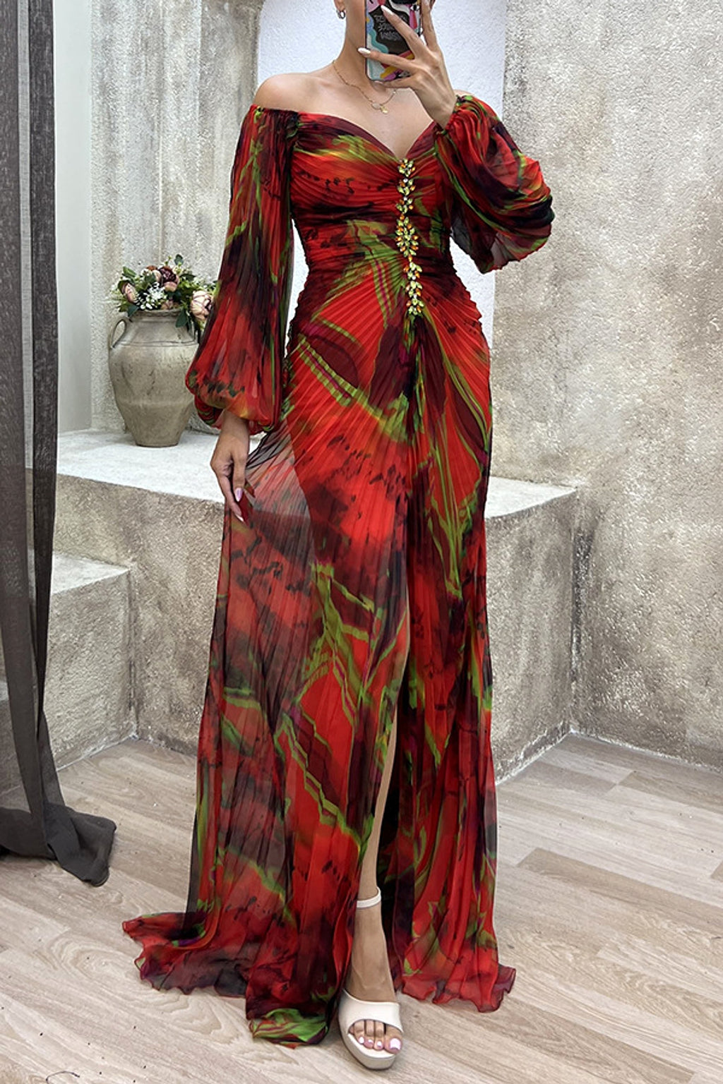 New Party Pleated Loose Casual Women's Clothing Dress - enhanced image 11