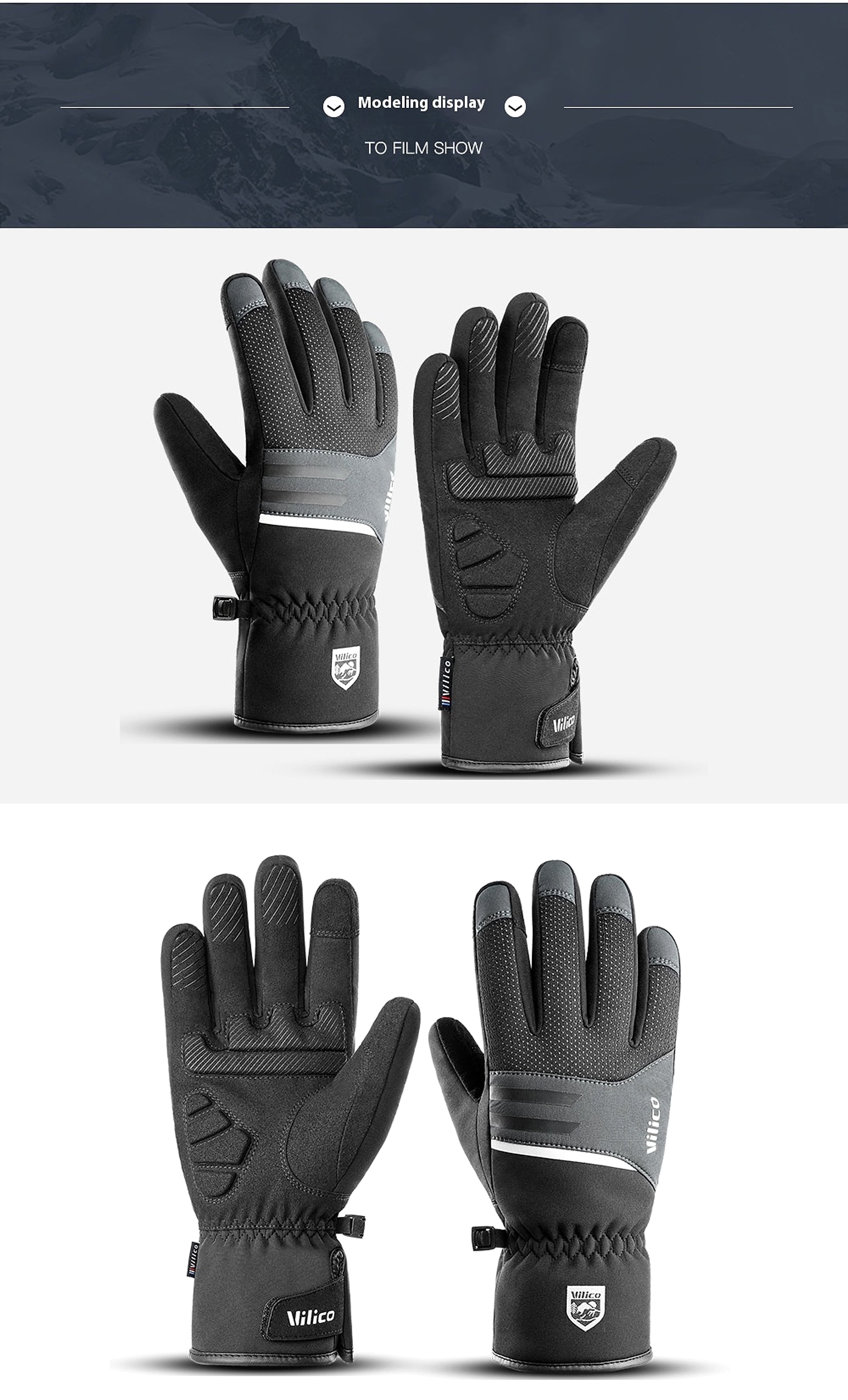 Outdoor Non-slip Cold Velvet Wear-resistant Gloves - enhanced image 11