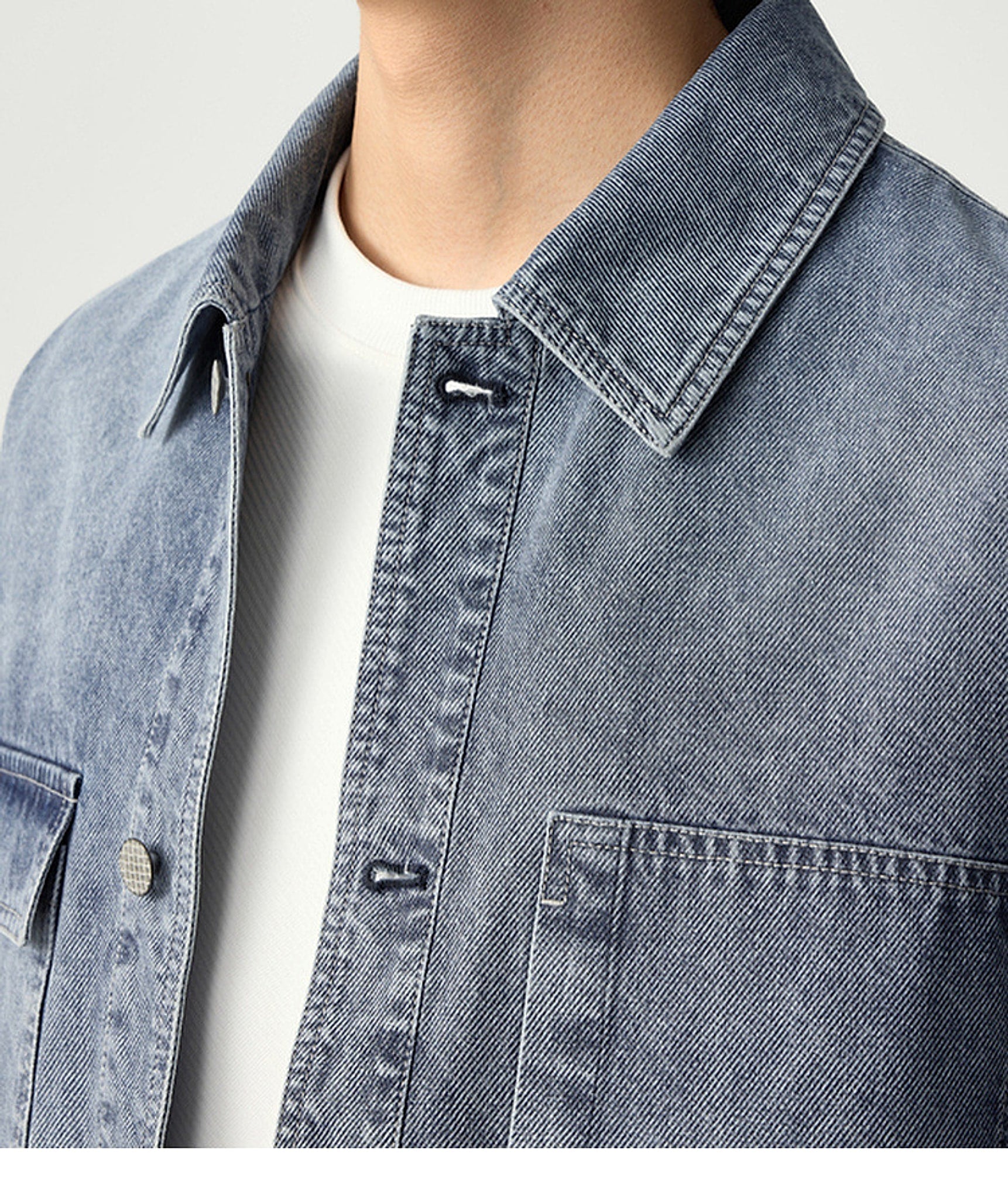 Pocket Decorative Lapel Men's Jacket - enhanced image 11