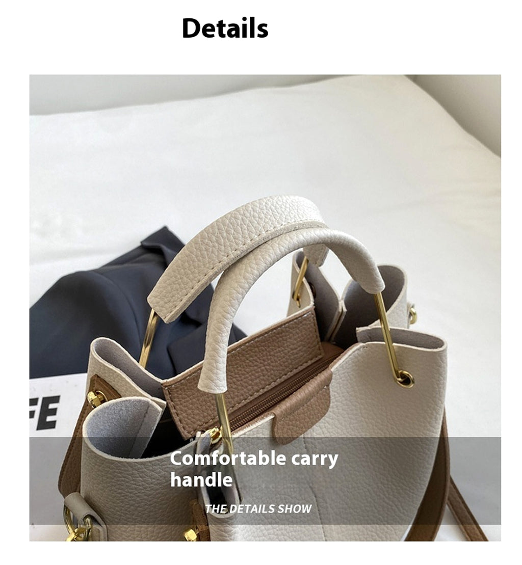 Roselle™ – Textured Mini Bucket Bag (Korean Style) - enhanced image 11