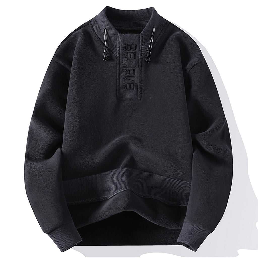 Round Neck Sweater — Men's and Women's Long Sleeves Couple Top - enhanced image 11
