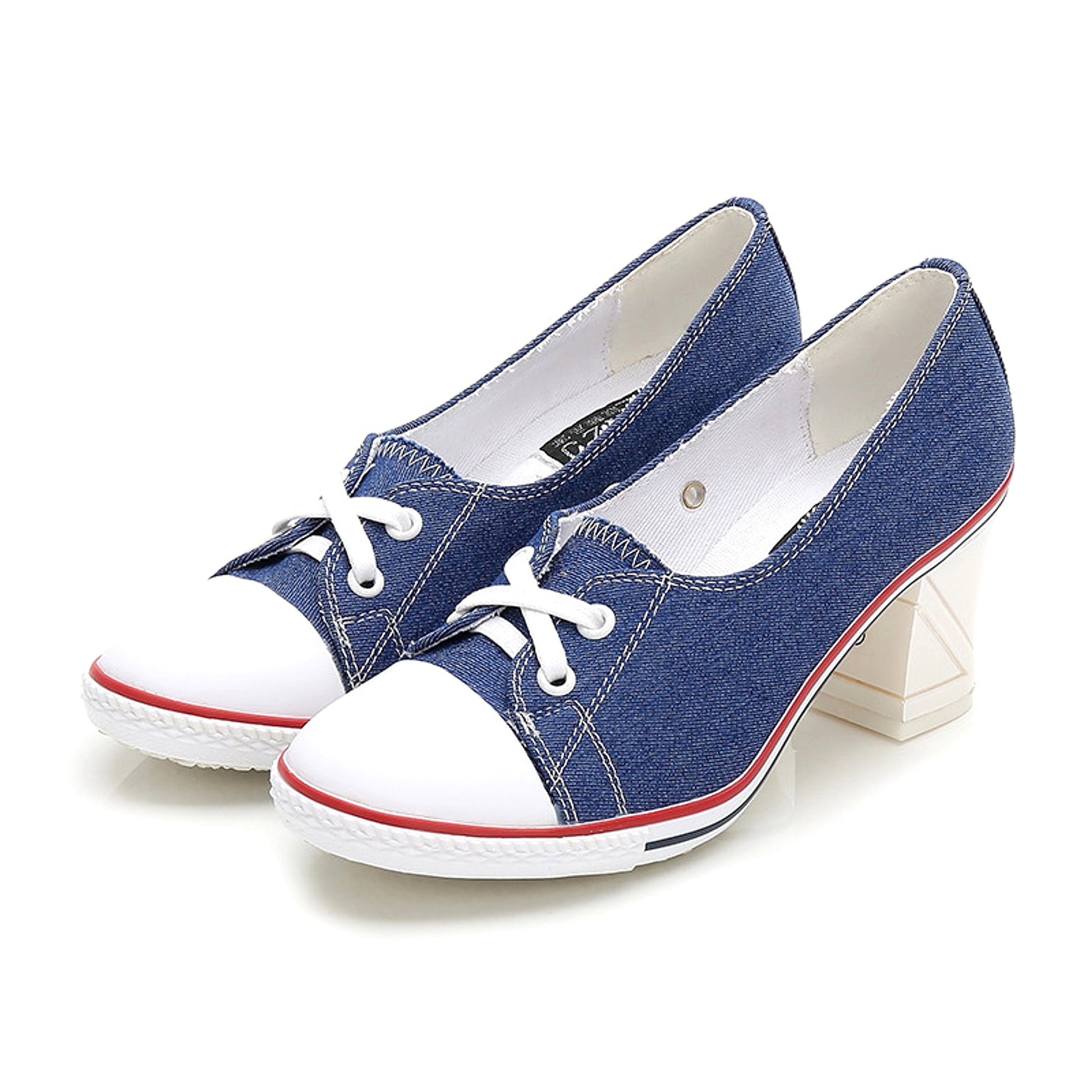 SeoulLift™ – Korean Canvas High-Sole Sneakers (Women) - enhanced image 11