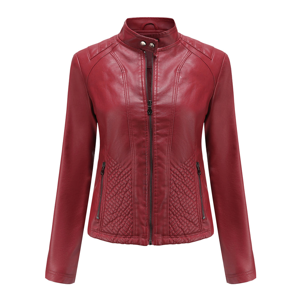 UrbanEdge™ PU Leather Jacket – Sleek Moto Edition - enhanced image 11