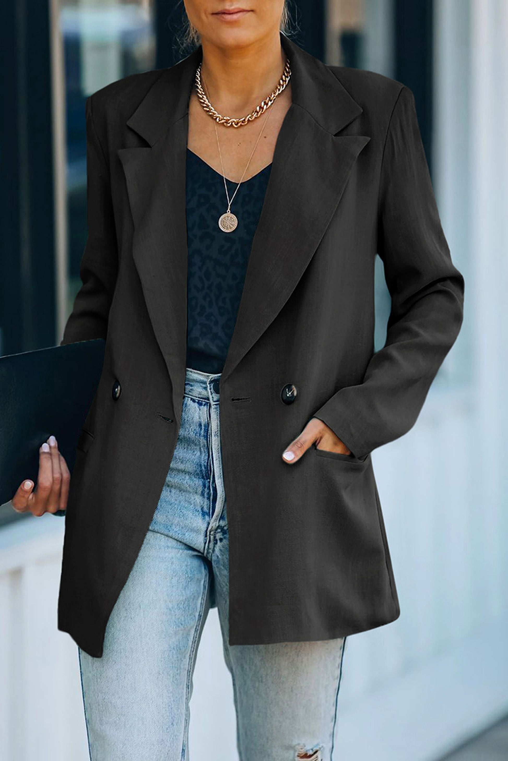 Long Sleeve Business Wear Jacket - enhanced image 11