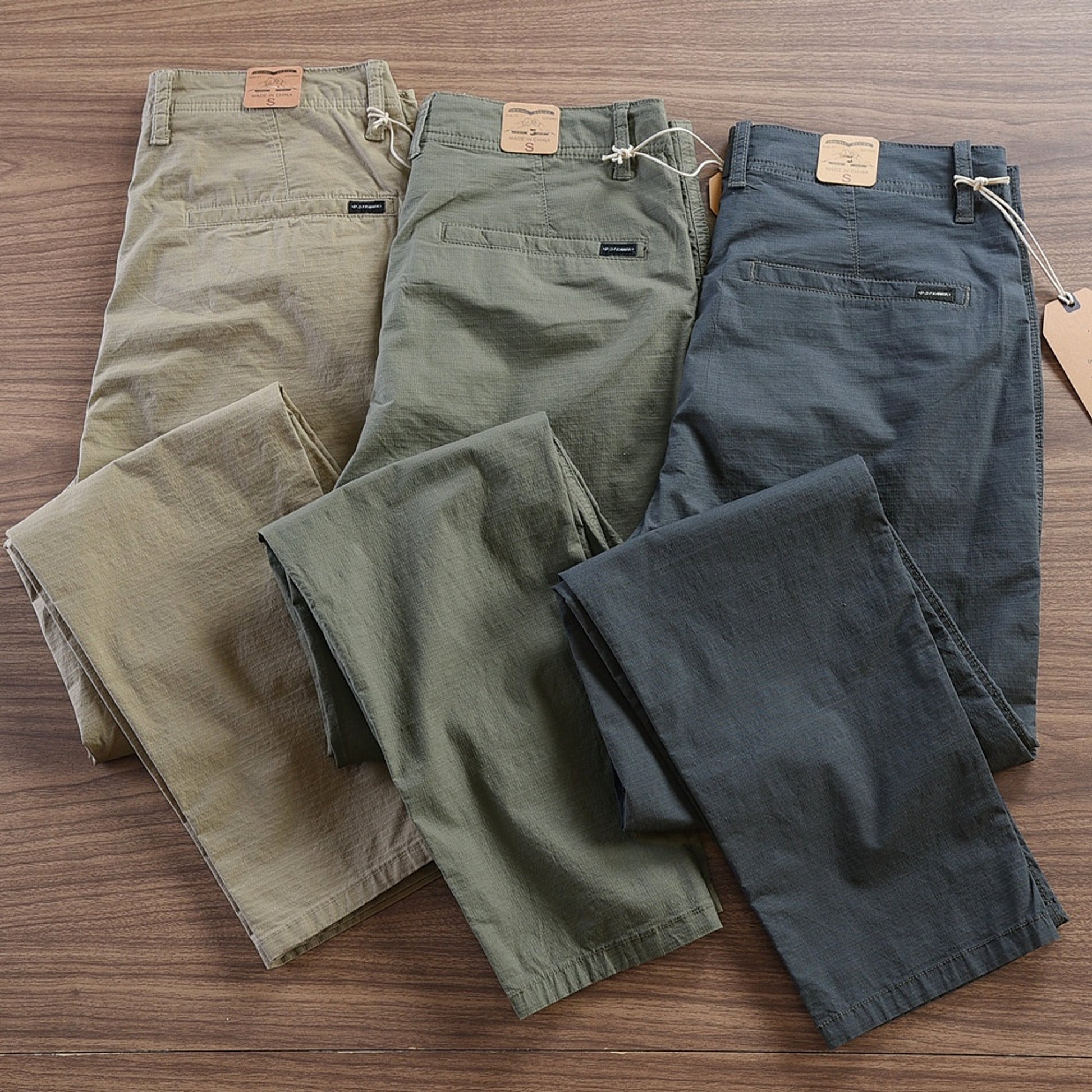 Summer Thin Breathable Men's Pencil Long Pants Jeans - enhanced image 11