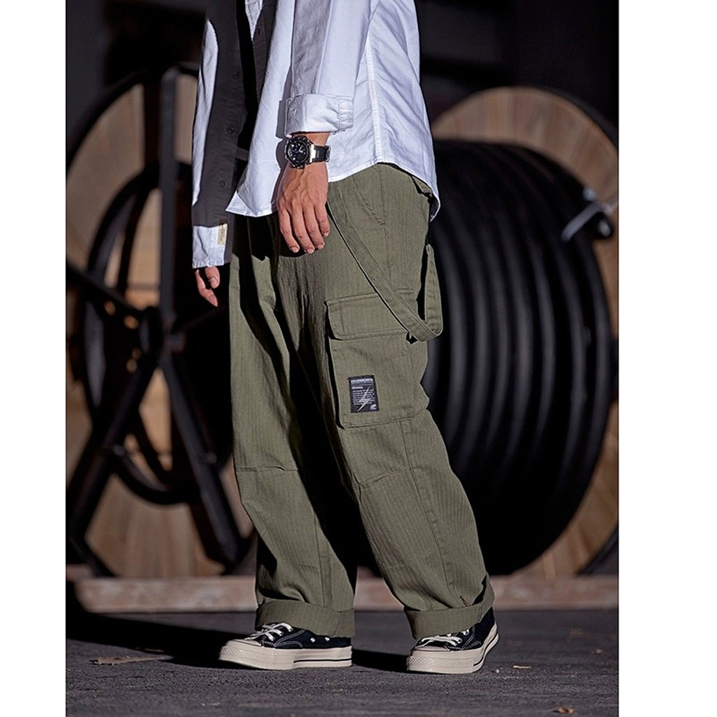 Vintage Loose Fitting Overalls - enhanced image 11