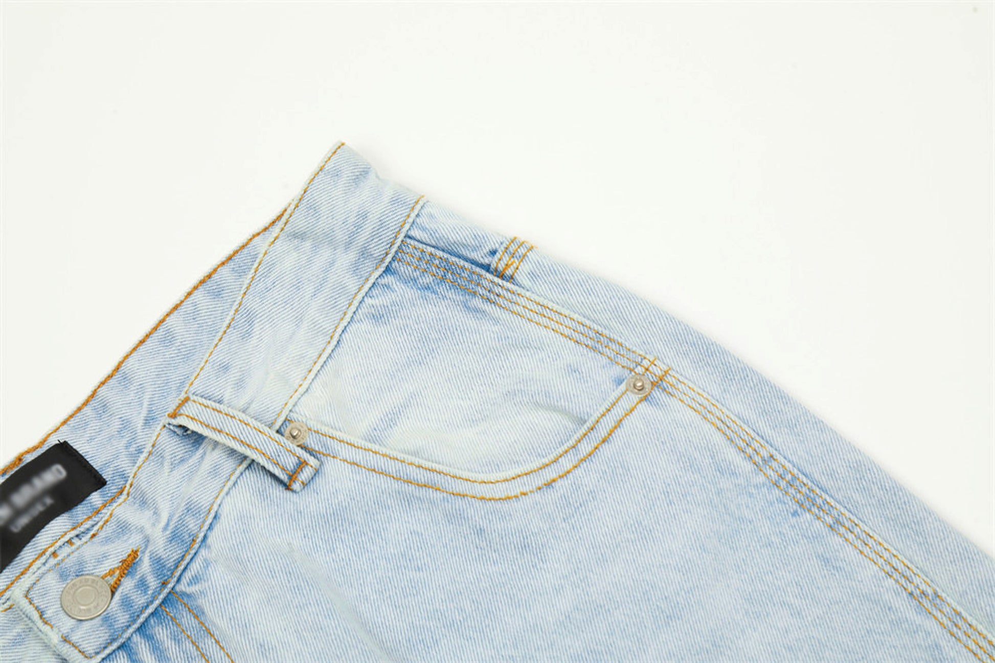 Wash Light Color Cargo Jeans Men - enhanced image 11