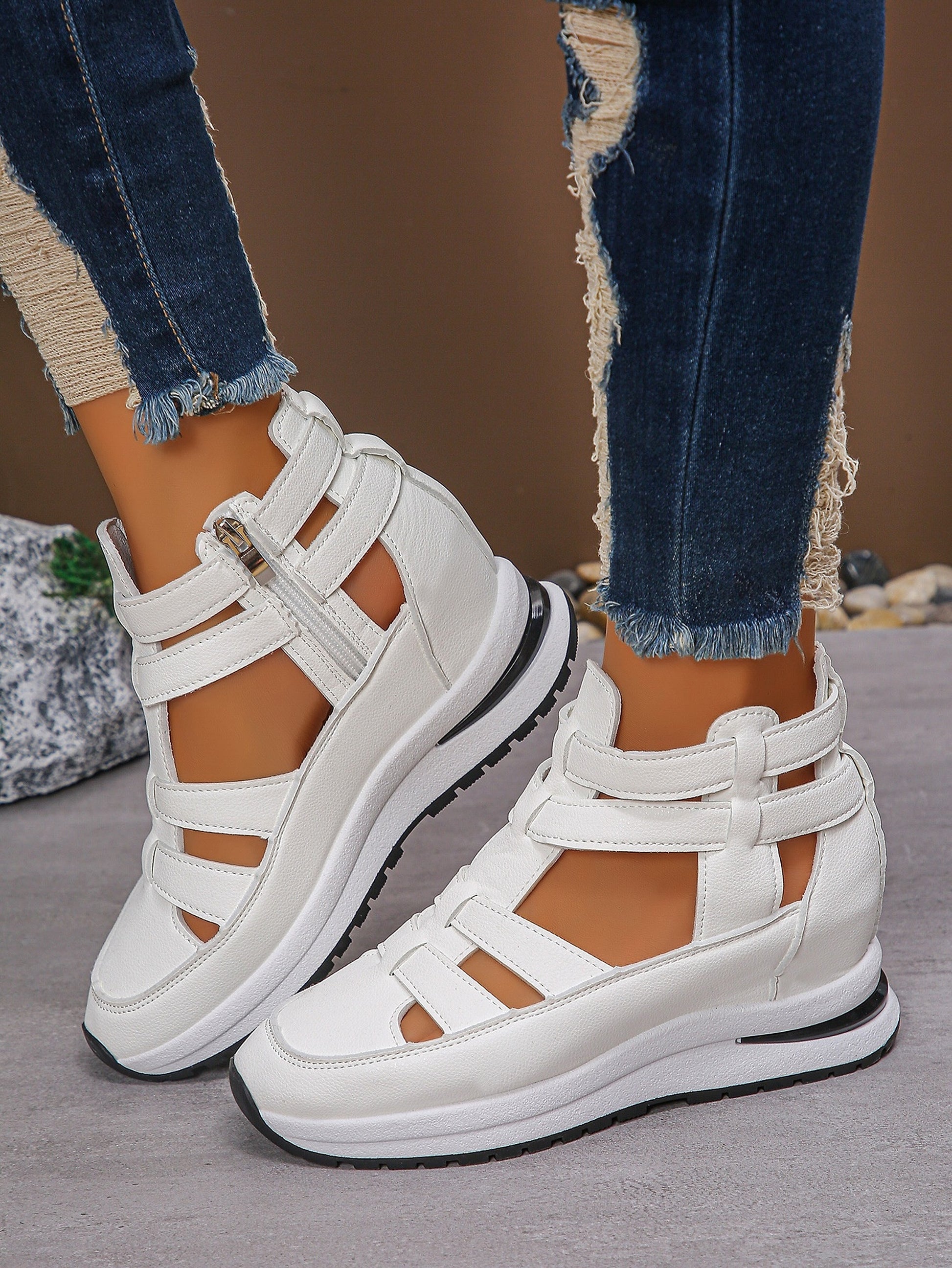 ALLFASHION™ – AirWave Velcro Platform Sandals - enhanced image 11