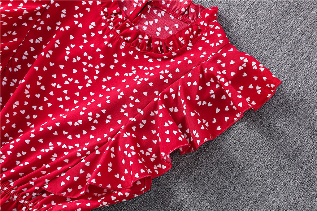 Women's Polka Dot Chiffon Loose And Versatile Dress - enhanced image 11