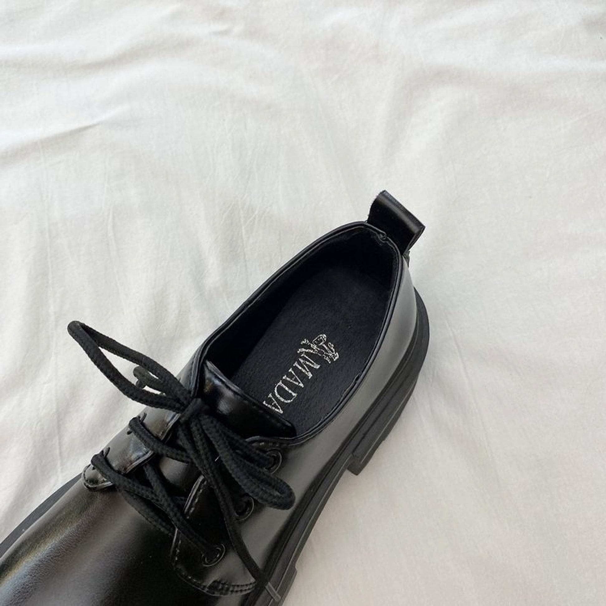 MonoBold™ – Thick Sole Vintage Leather Oxfords - enhanced image 11