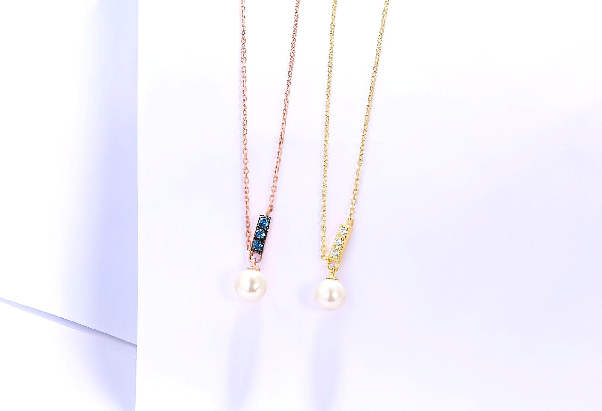 14K Rose Gold Jewelry New Korean Pearl Necklace Pendant all-match gold custom simple and elegant fashion wholesale - enhanced image 12