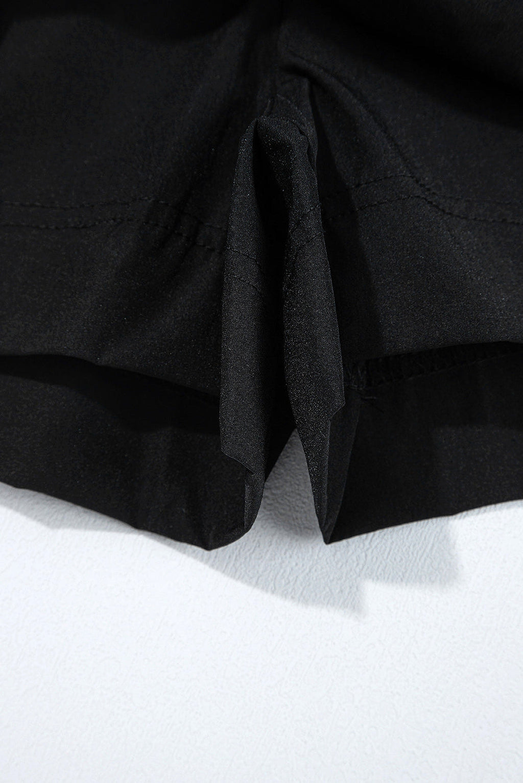 Black Cargo Pocket Elastic Waist Active Casual Skort - enhanced image 12