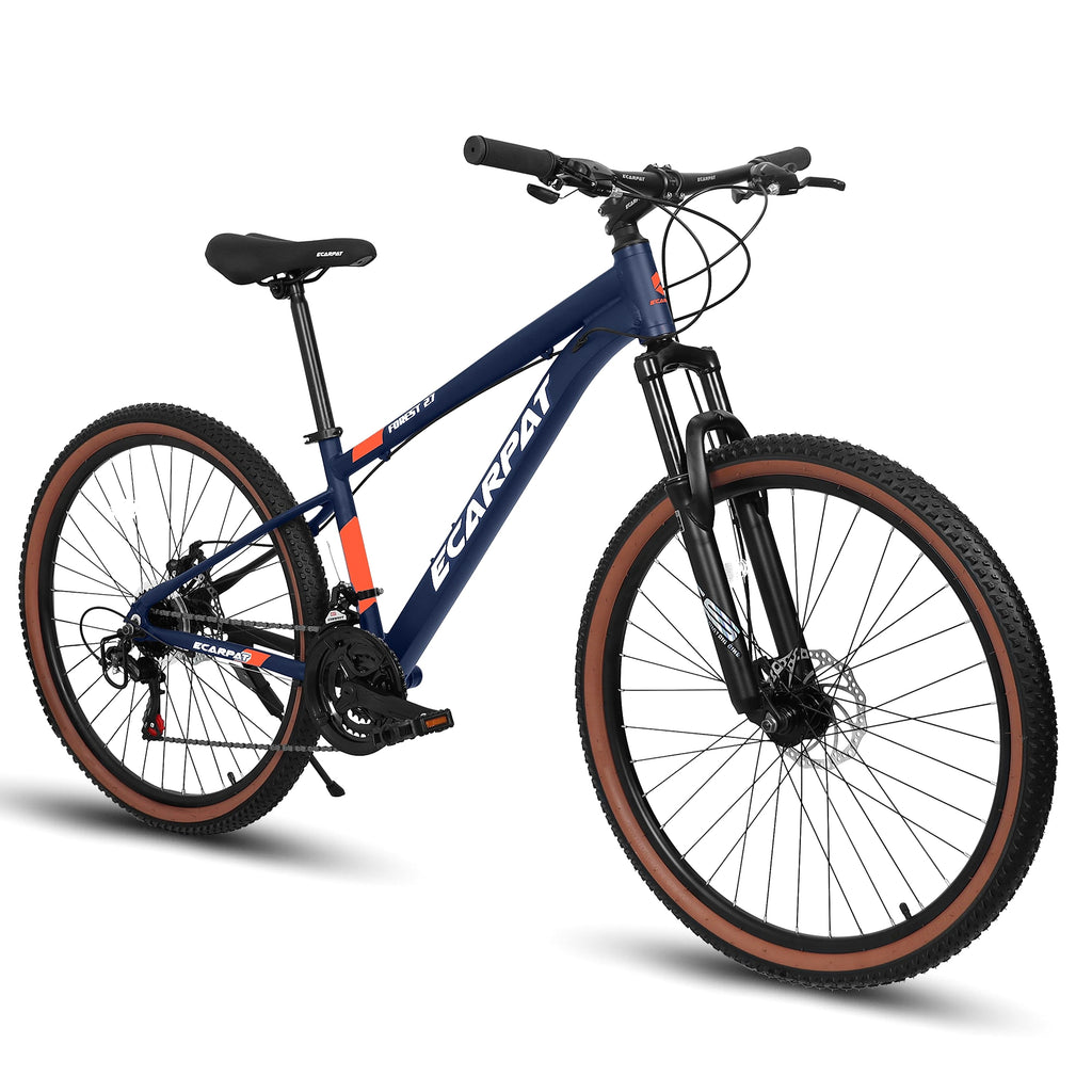 Carpat™ MTB Velocity 27 – 27.5" ALUMINIUM Mountain Bike (21-Speed, Black-Blue) - enhanced image 12