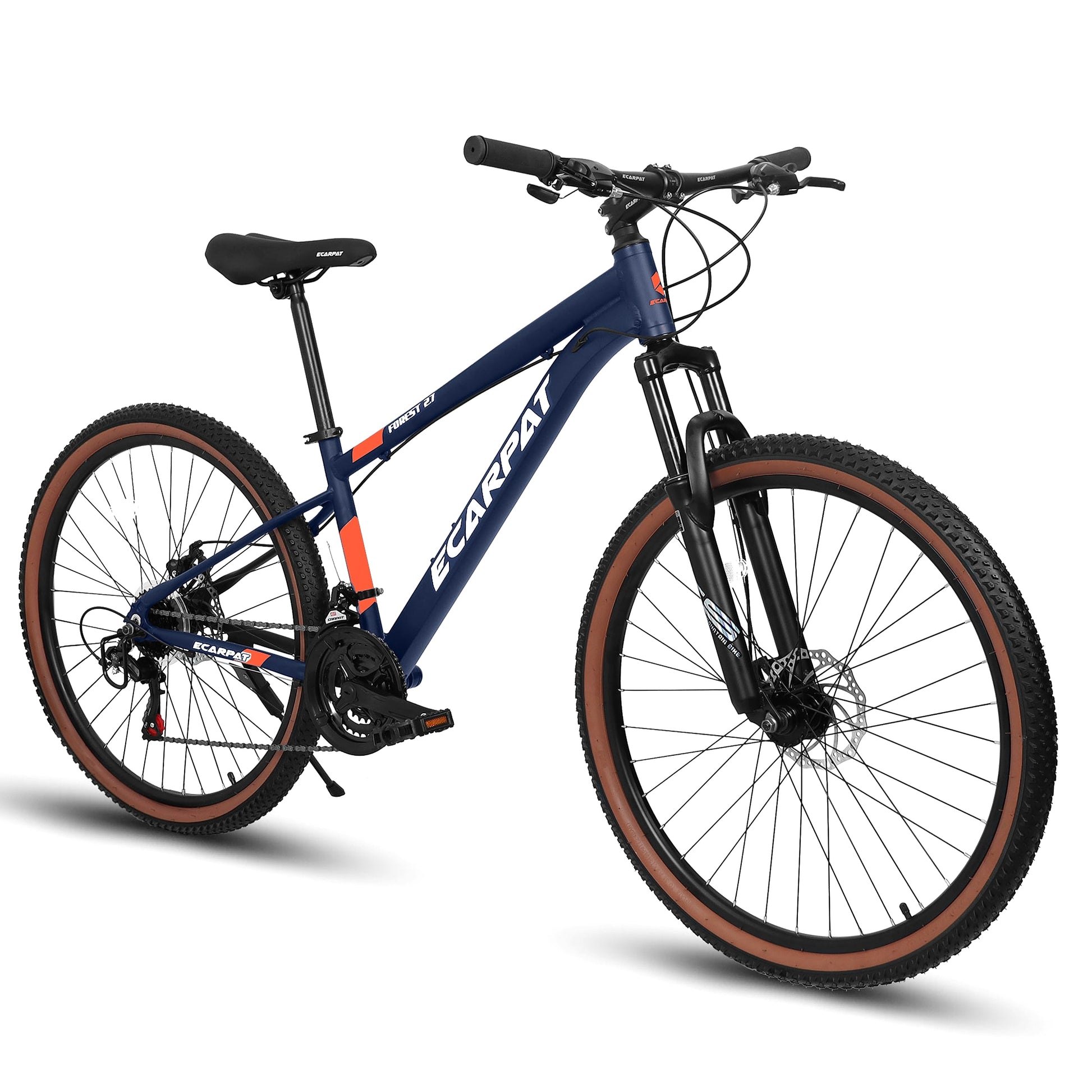Carpat™ MTB Velocity 27 – 27.5" ALUMINIUM Mountain Bike (21-Speed, Black-Blue) - enhanced image 12
