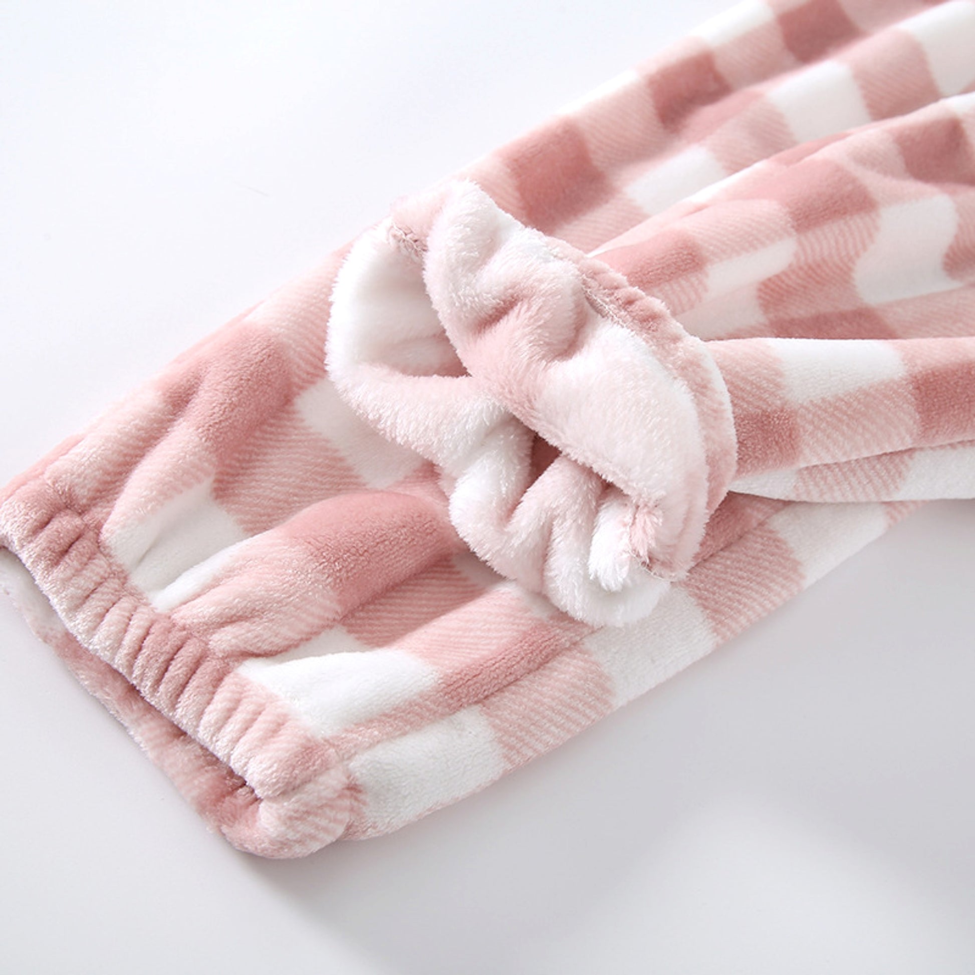 Couple Flannel Pajama Pants Plaid Women Autumn And Winter Plus Size Thickened - enhanced image 12