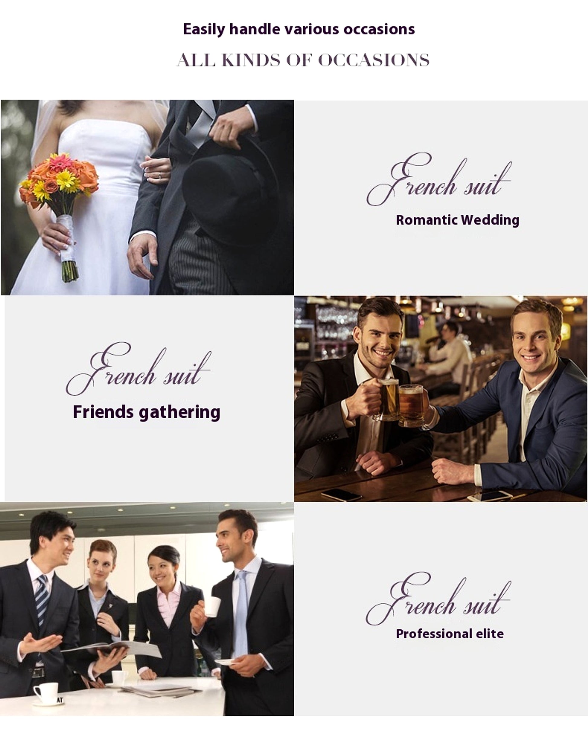 Veridien™ – Korean Slim Fit 3-Piece Suit - enhanced image 12