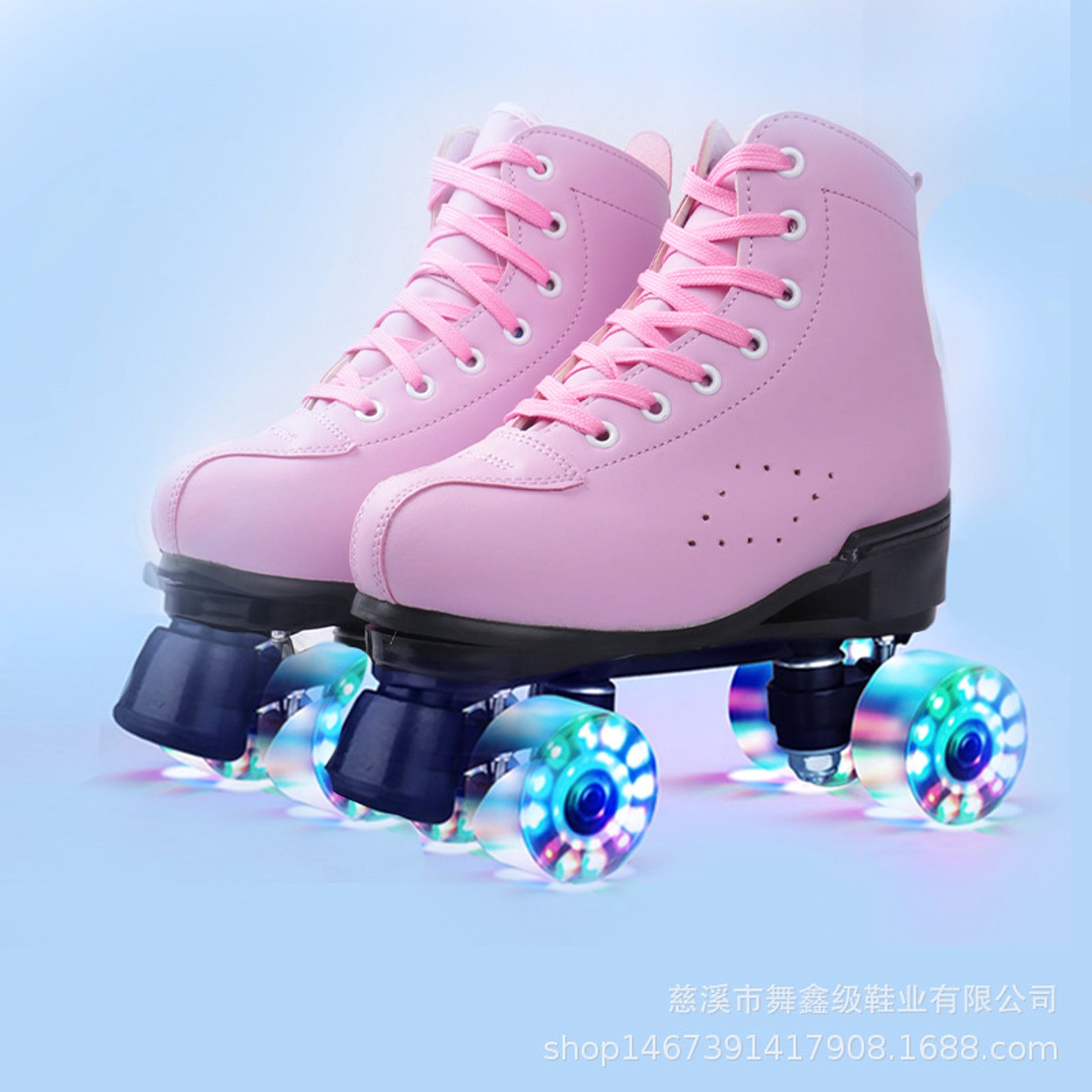 Double Row Skates Four-roller Skates Flashing Heelys - enhanced image 12